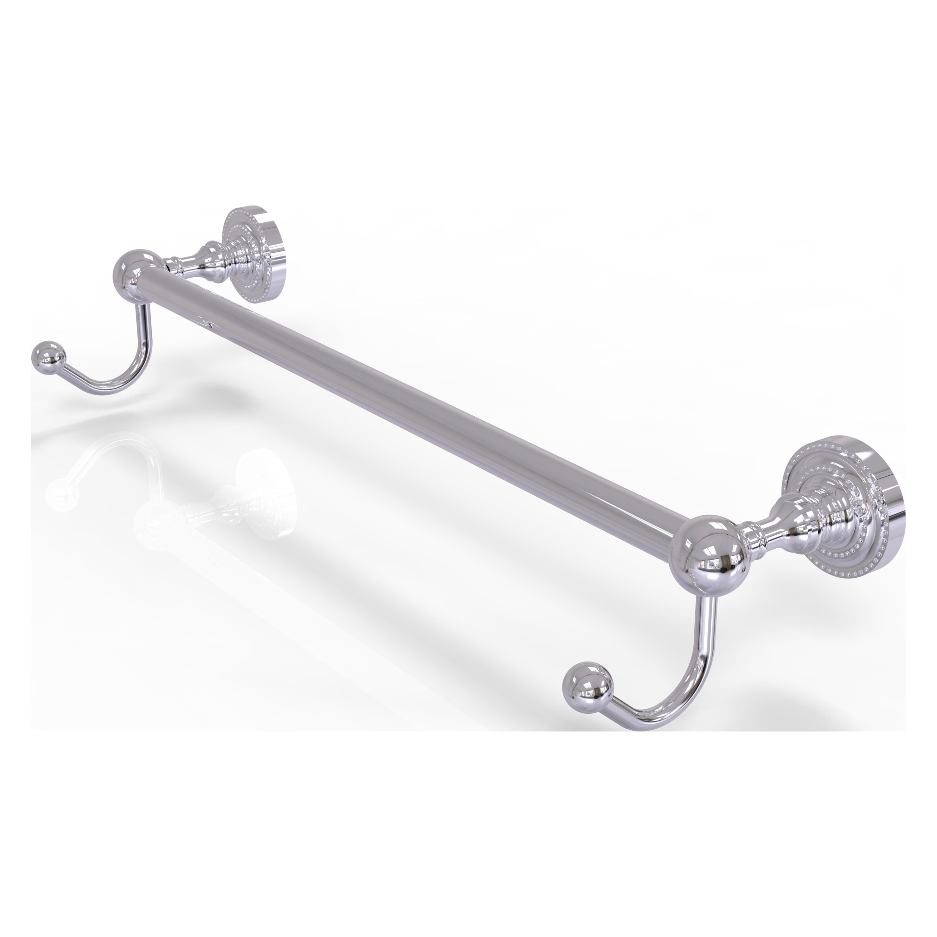 Allied Brass DT-41-30-HK-PC Dottingham 30-in Polished Chrome Wall mount Single Towel Bar