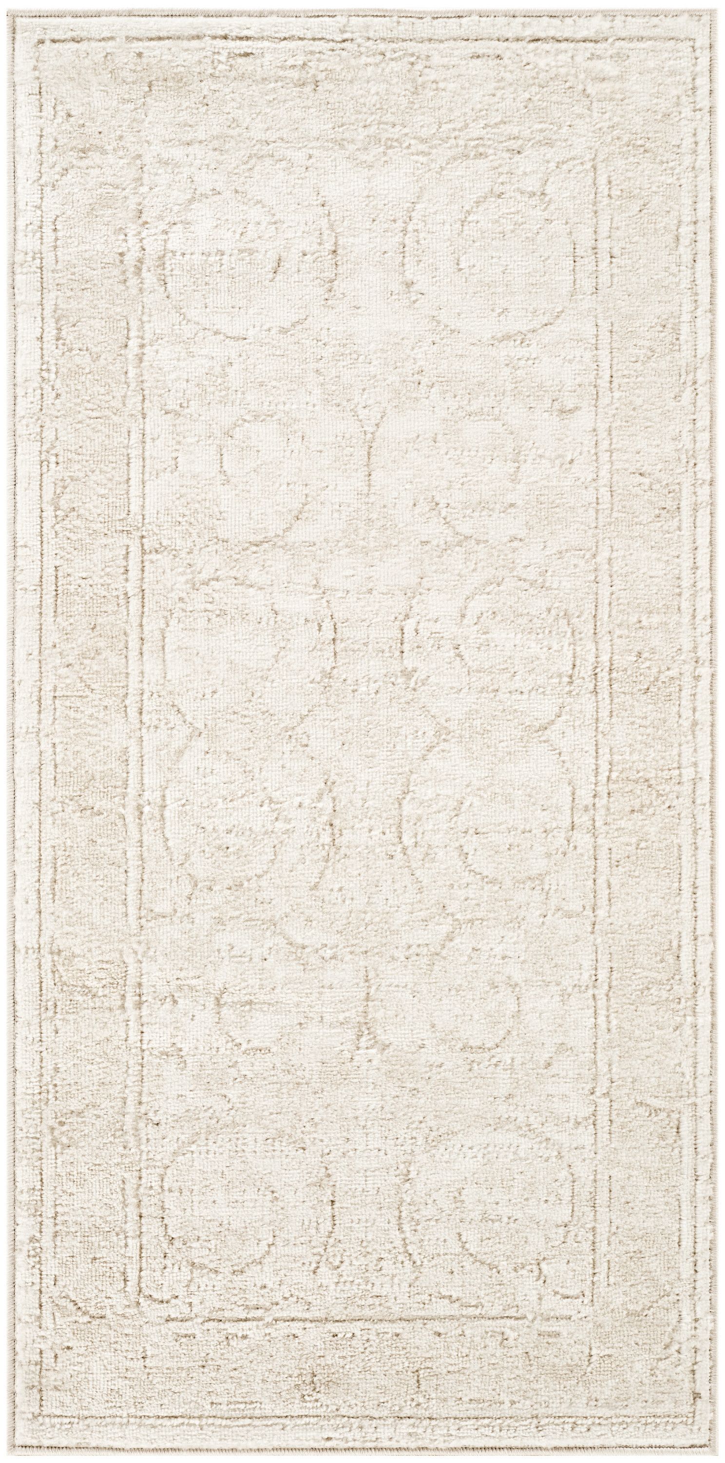  Home Dekor 2 x 4 ft Ivory Taupe Indoor Area Rug