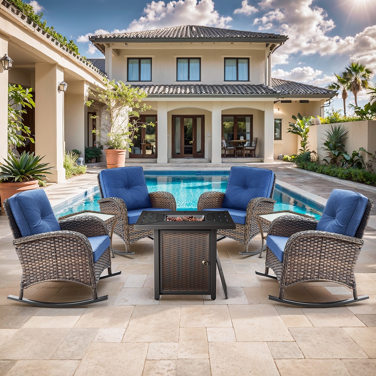 Rilyson FS086X2001-1 Patio-Conversation-Sets - View #2