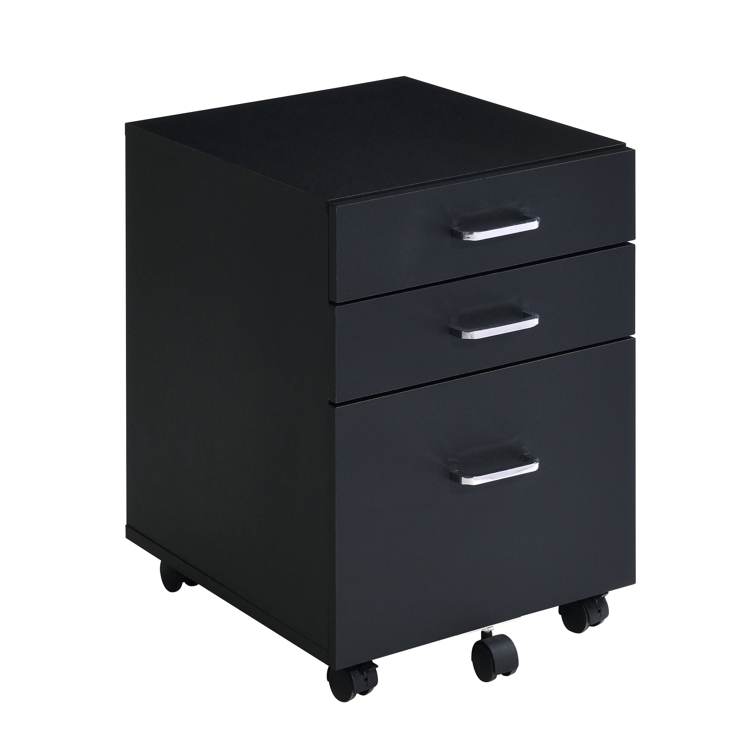 Maocao Hoom - Black+Silver 16.5-in File Cabinet