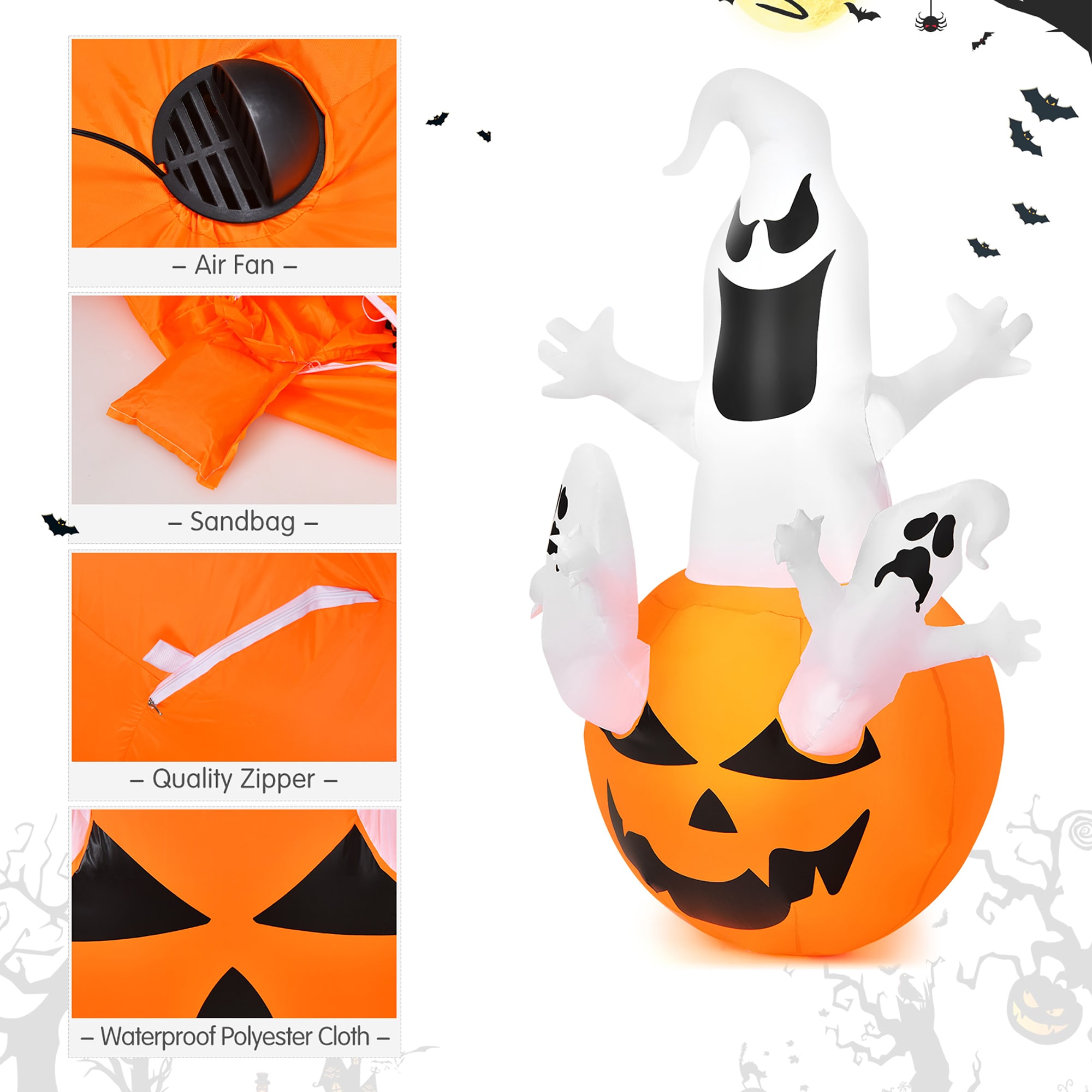 Costway CM23541US Outdoor-Halloween-Decor - View #7