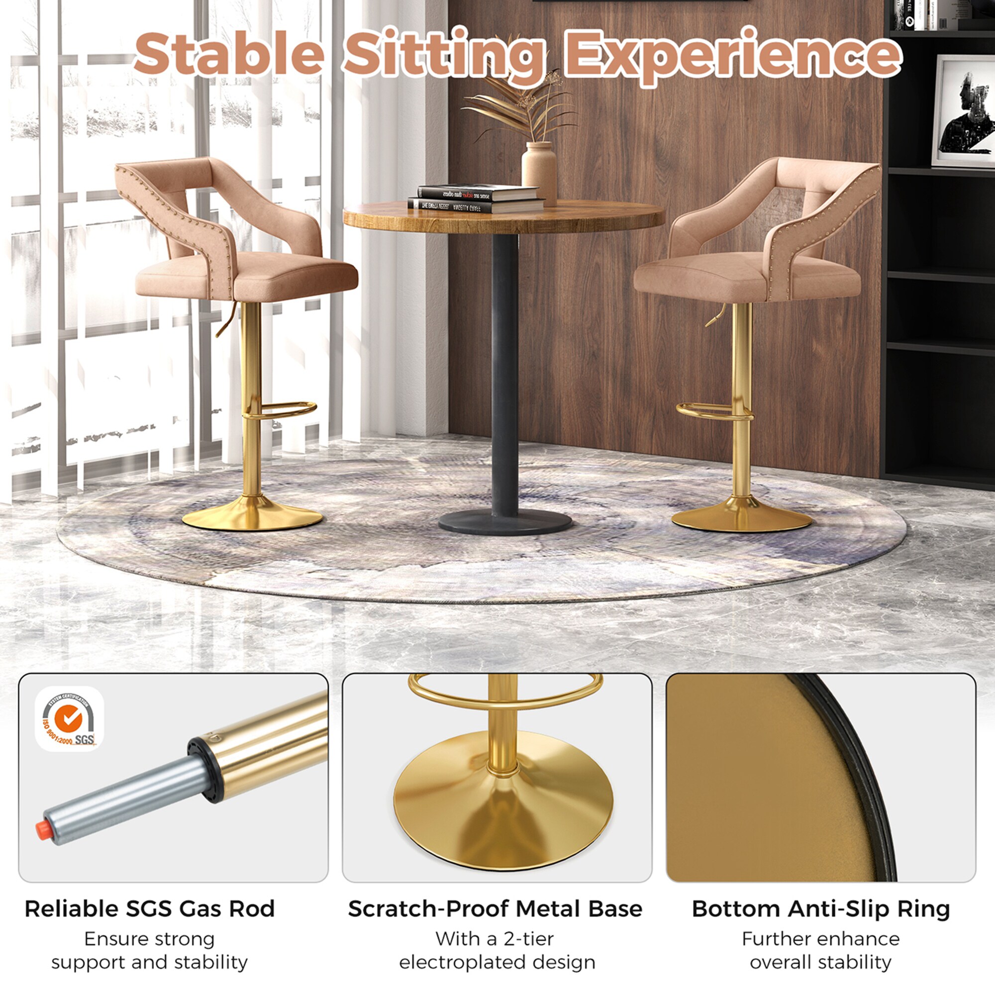 Costway HCST01376 stools - View #6