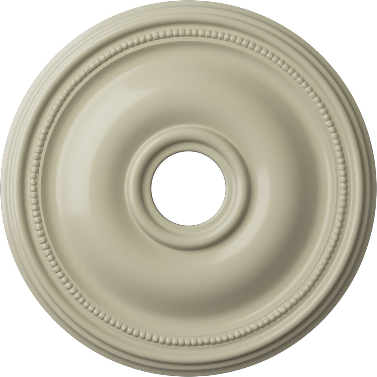 Ekena Millwork CM18BRCYF Bradford 18.125-in W x 18.125-in L Painted Clear Yellow Polyurethane Whole Ceiling Medallion