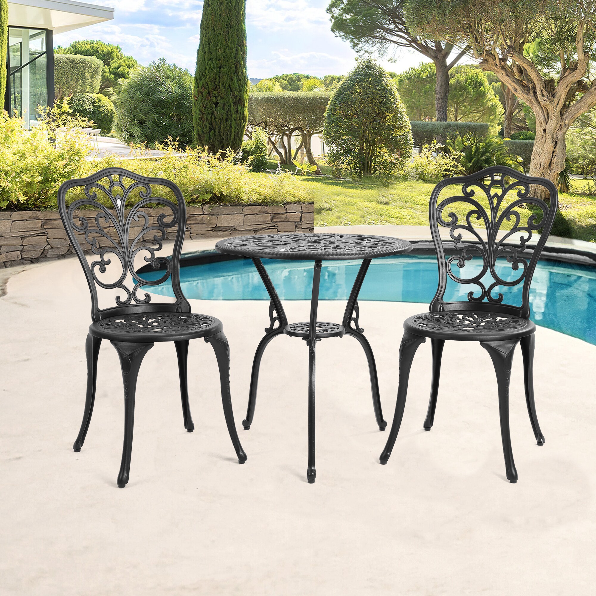 Lowes cast deals aluminum patio furniture