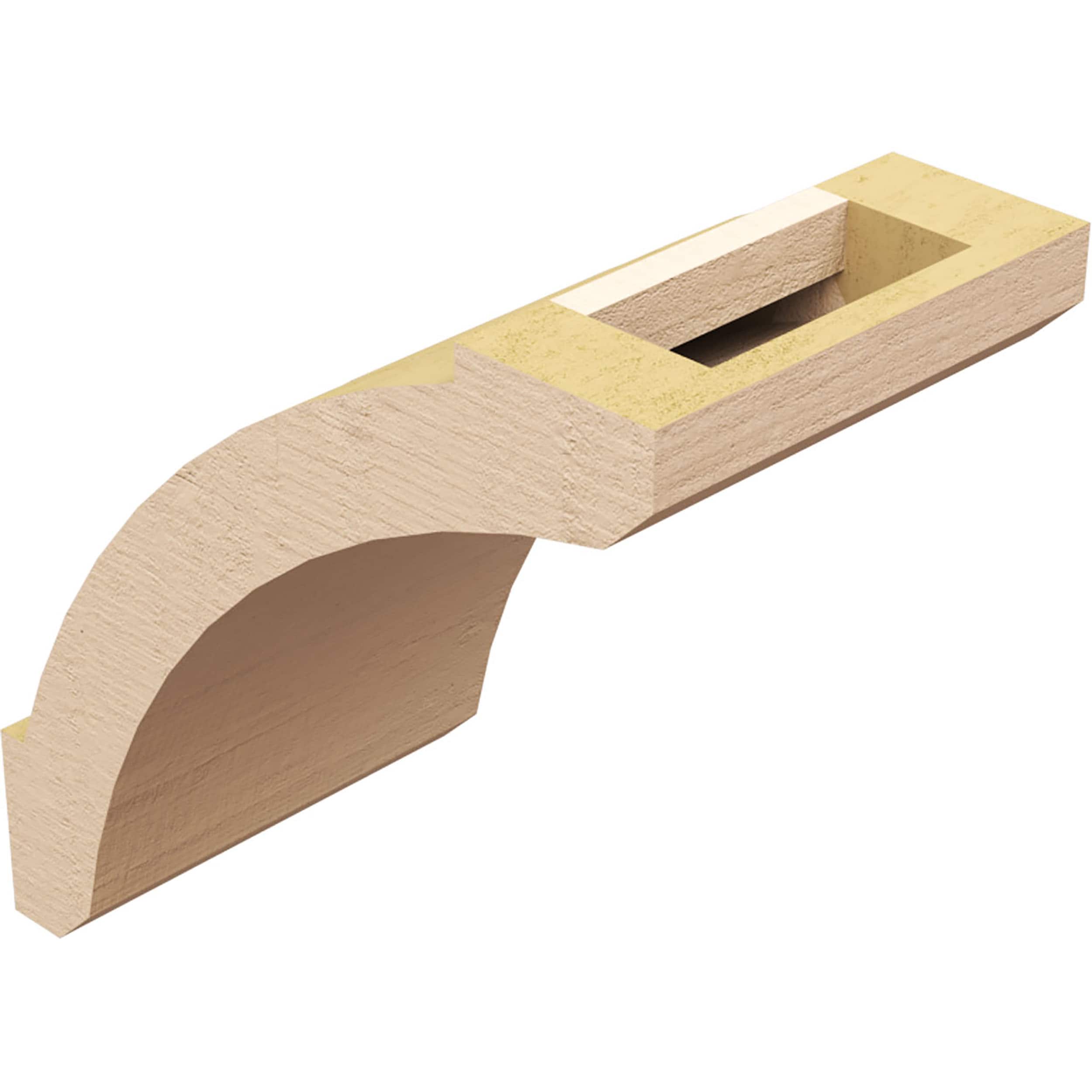 Ekena Millwork BRCUR05X08X08LFTRCPR braces - View #12