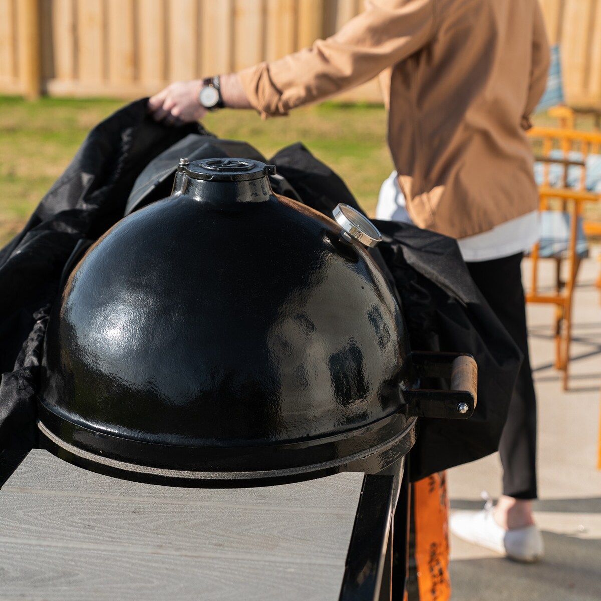 Goldens' Cast Iron 13568 Charcoal-Grills - View #4