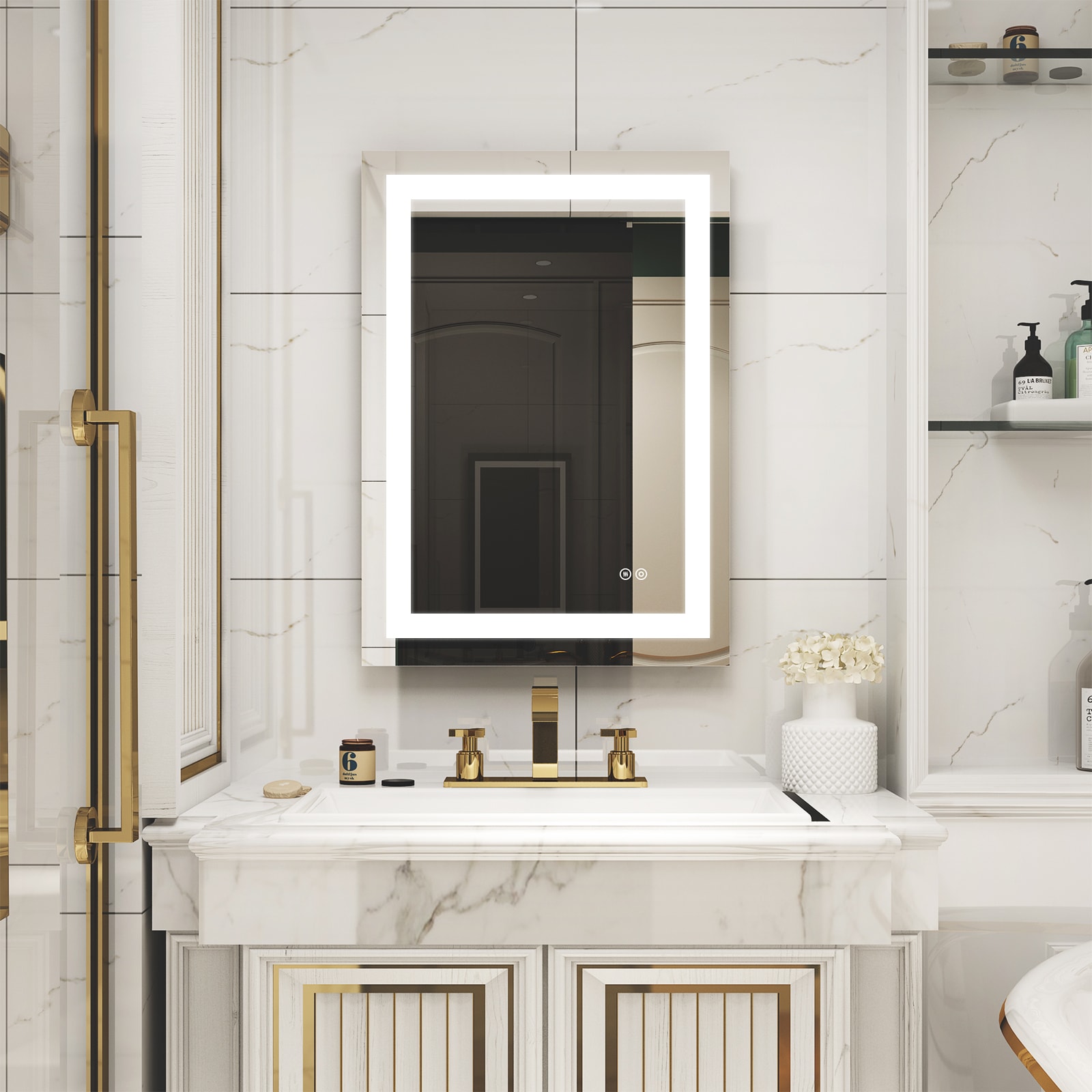 WELLFOR W2MRL2028 Framed-Bath-Mirrors - View #10