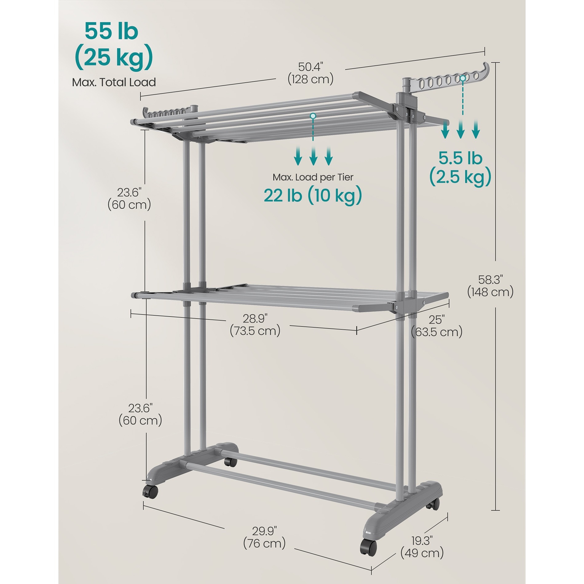 Slickblue D-SM-10G207RLLU Organizers-Drying-Racks - View #4