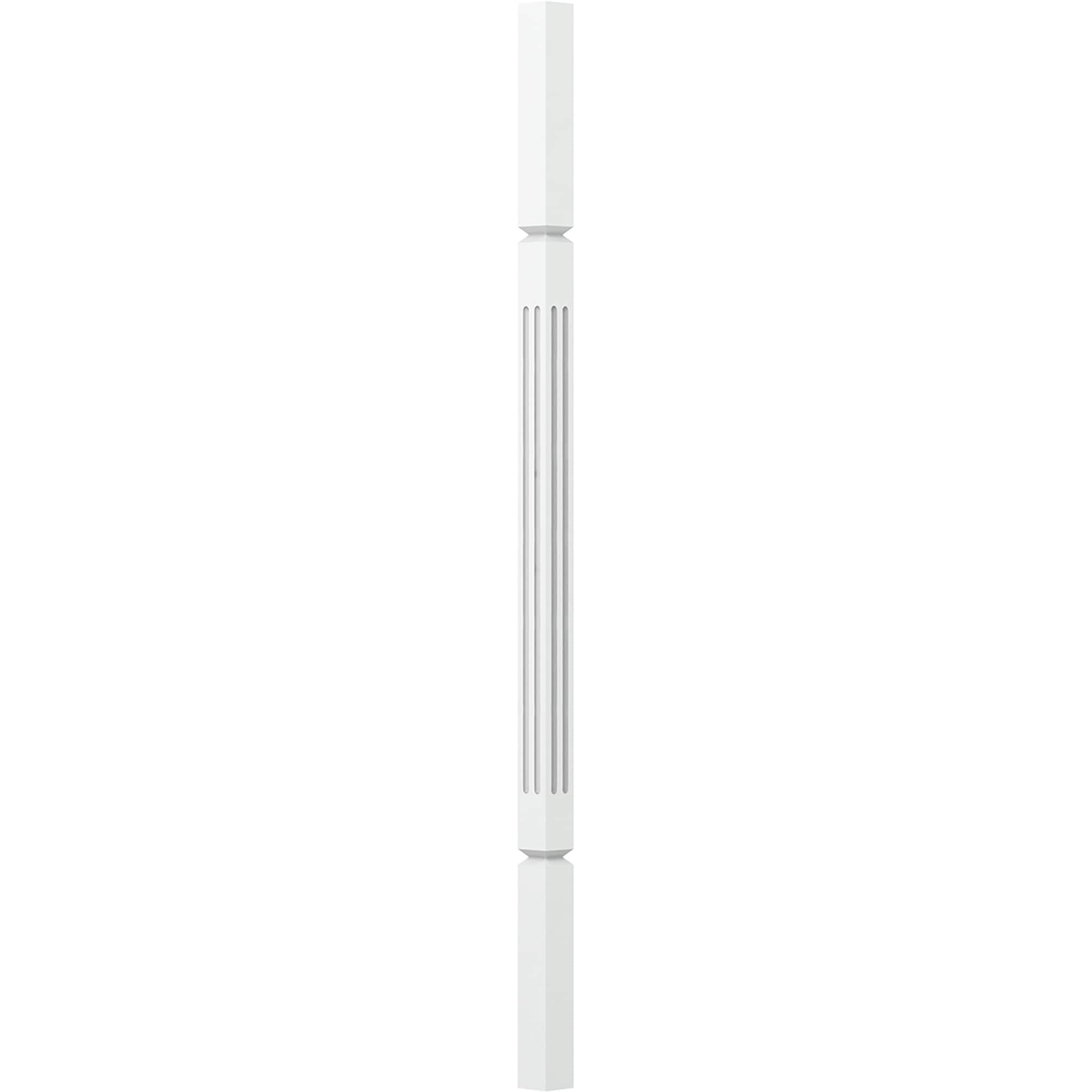 L.J. Smith Stair Systems LJF-5060V-PRG 34 34-in x 1.25 Primed Square Top Stair Baluster