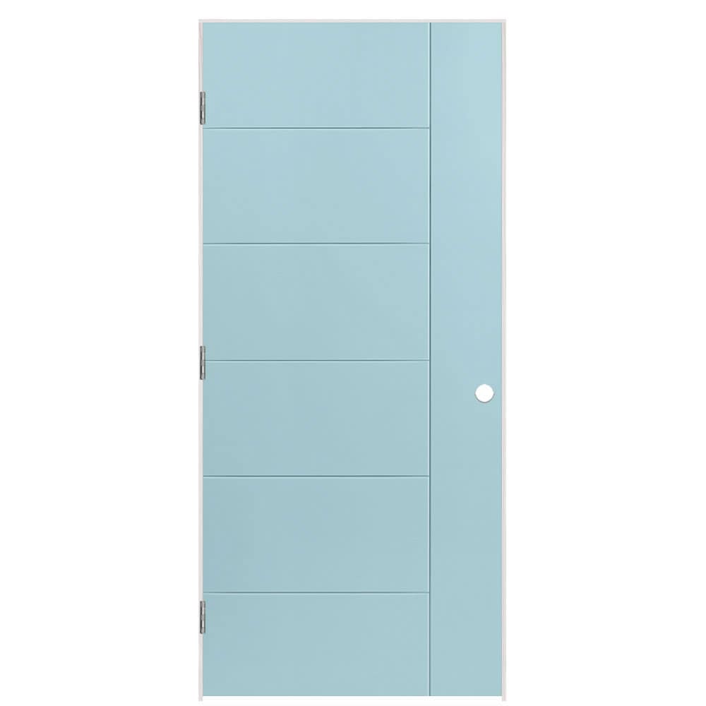 Blue Berkley Prehung Interior Doors At Lowes.com