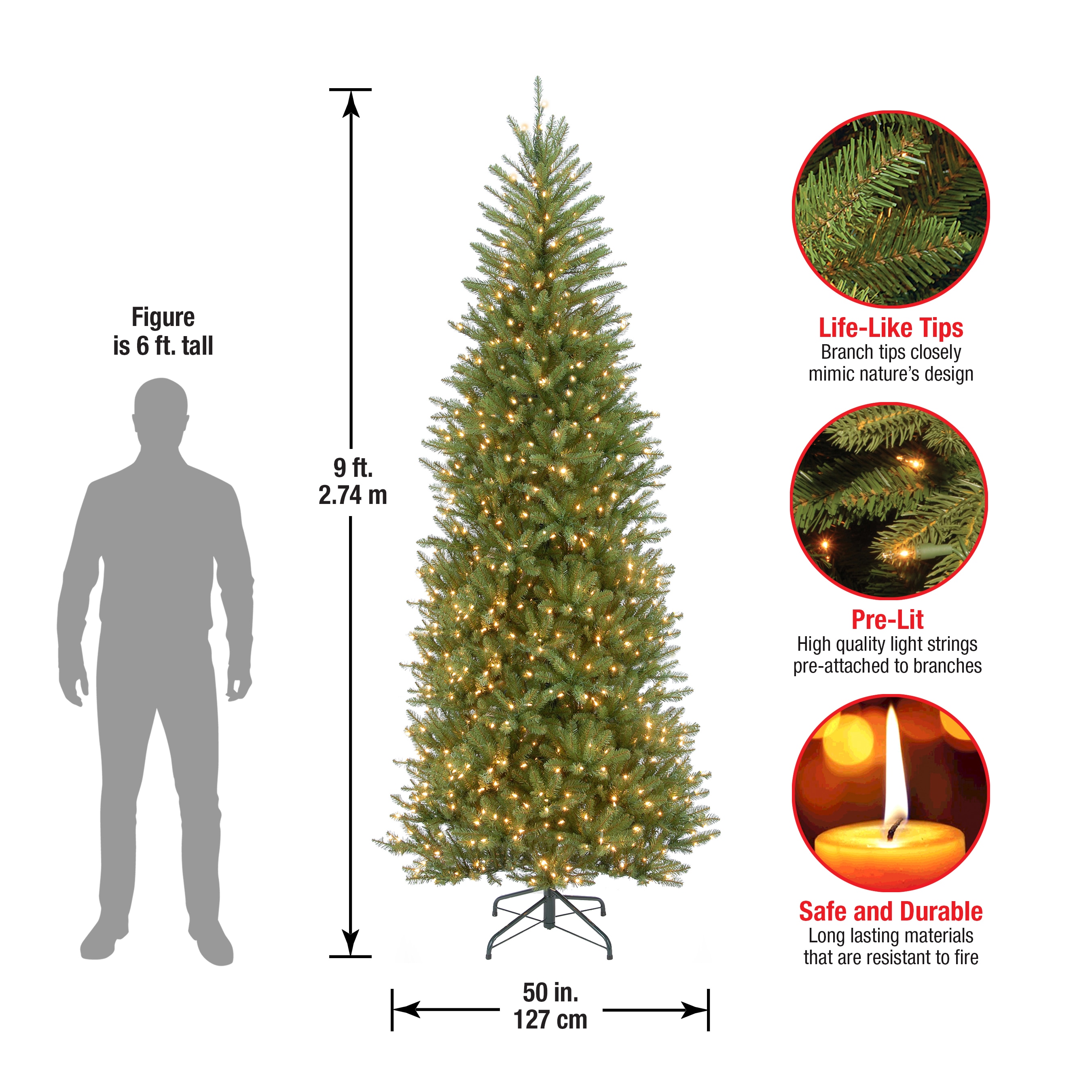 National Tree Company DUSLH1-90LO Artificial-Christmas-Trees - View #6