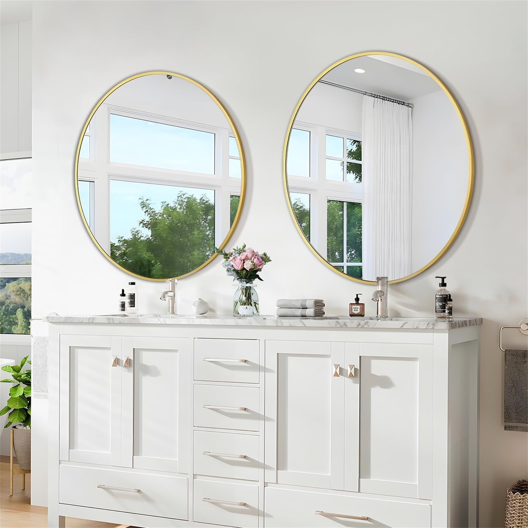 BABOOM BOM-10612BK-CO Framed-Bath-Mirrors - View #6