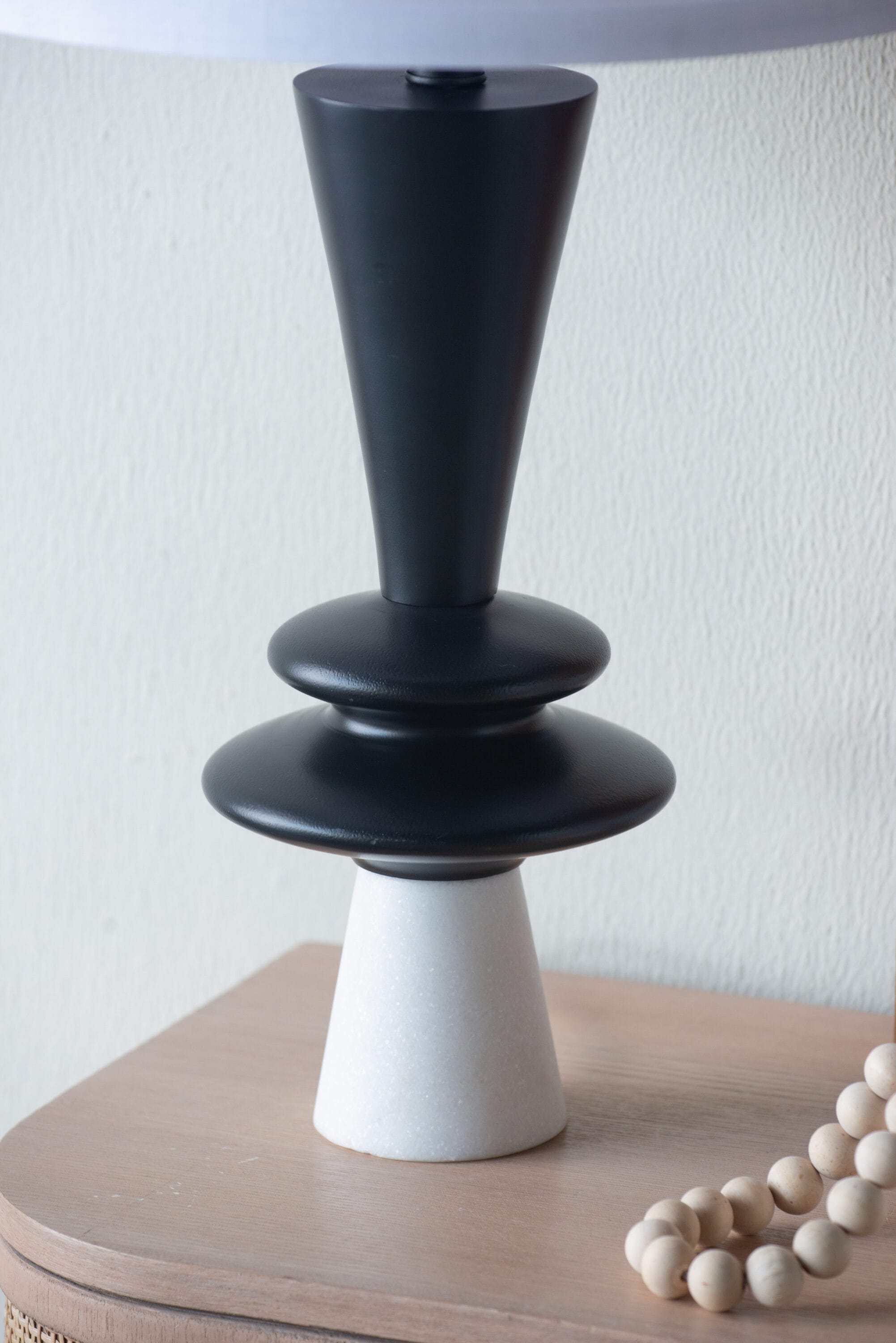 Rbied table lamp 26.7-in Black LED On/Off switch Candle Table Lamp with ...