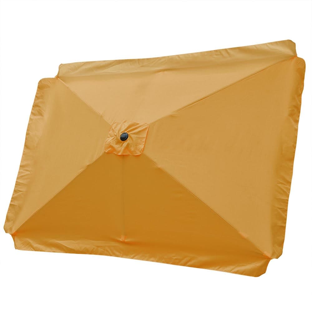 Yescom 07UMC010-2X3T-MM-LO 10x6ft Universal Replacement Umbrella Canopy with Tippet Top Cover Patio Beach