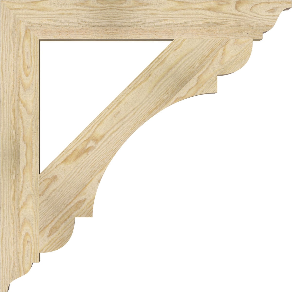 Ekena Millwork BKT04X30X30OLY01RDF Exterior-Brackets-Braces - View #3