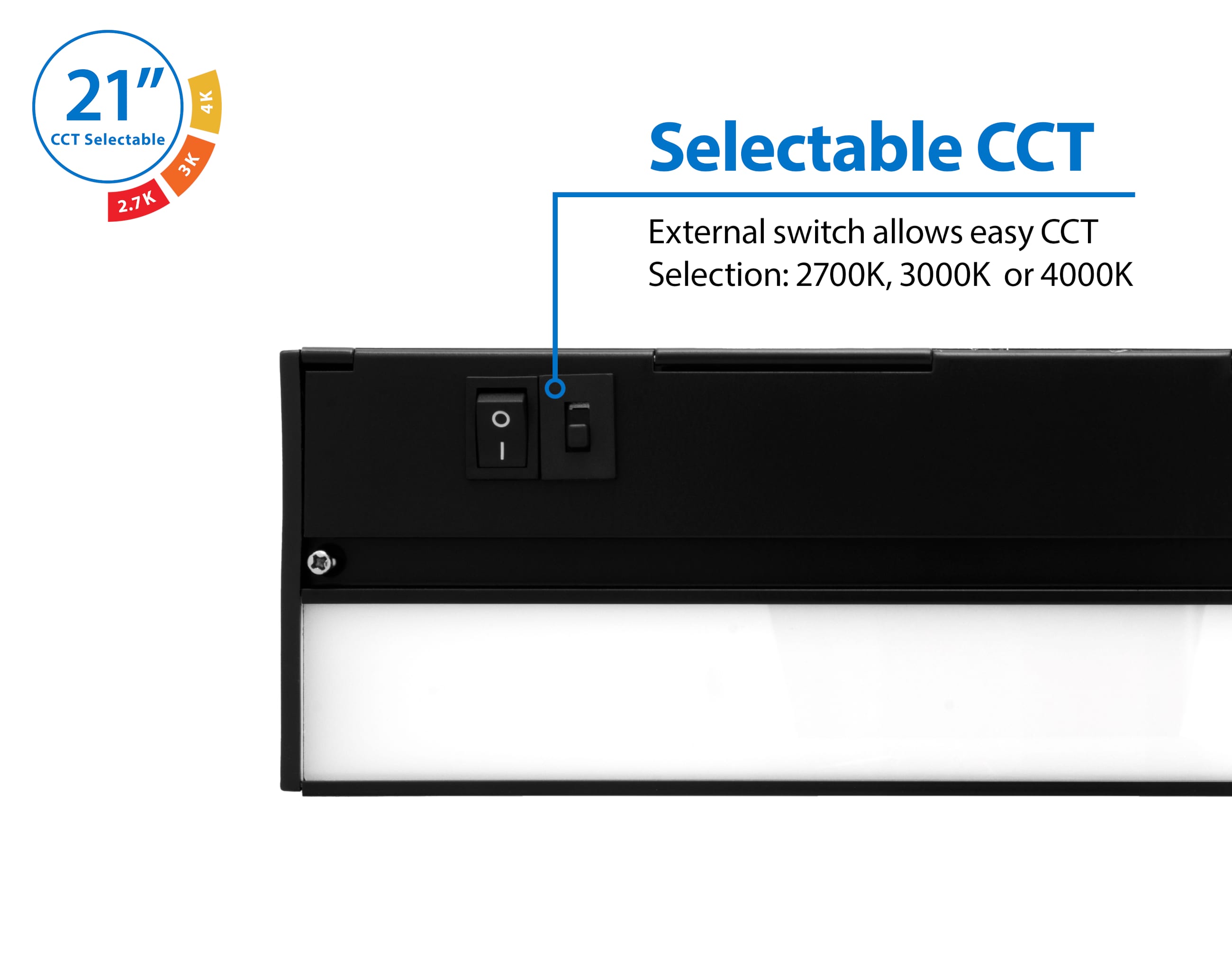Nicor Lighting NUC521SBK Led-Cabinet-Lighting - View #2