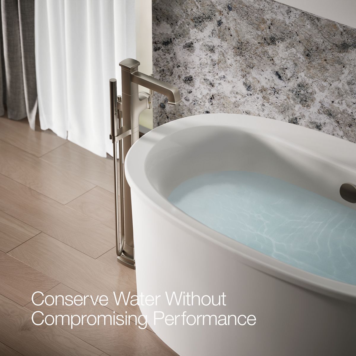 KOHLER T27408-4-BN Roman-Tub-Faucets - View #10