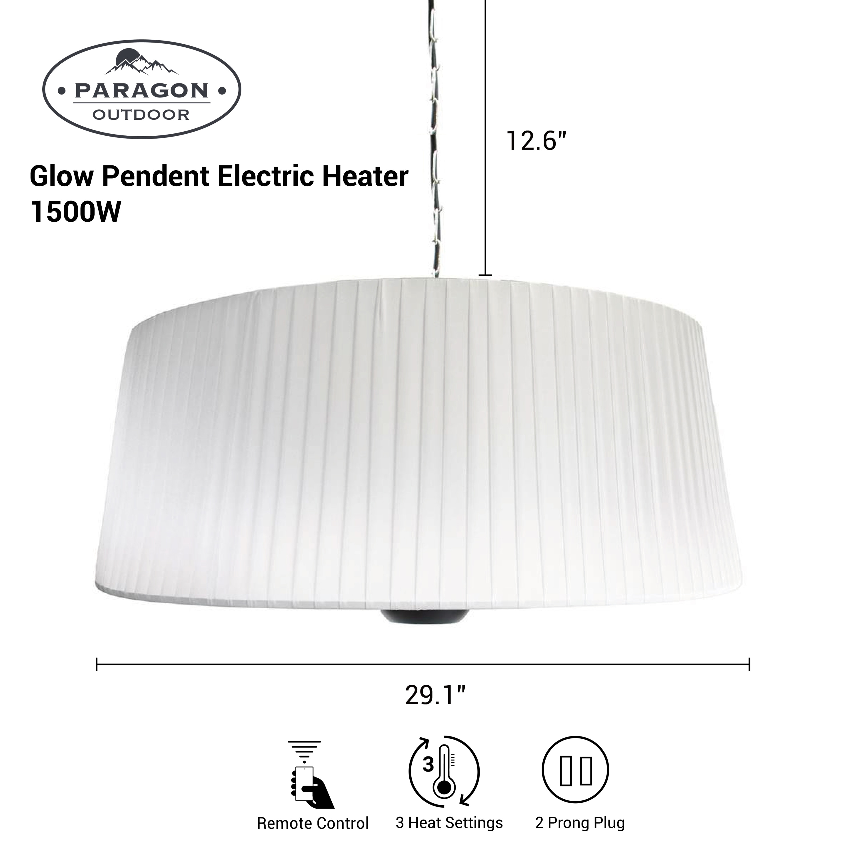 Paragon Outdoor OH-E315W Outdoor-Electric-Patio-Heaters - View #3