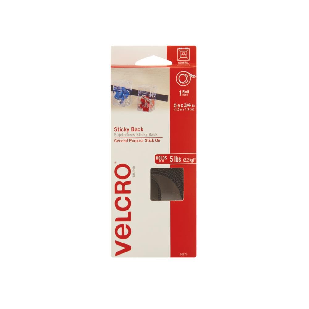 Velcro® Brand 4 x 6 1-Pair Industrial Adhesive Backed Hook