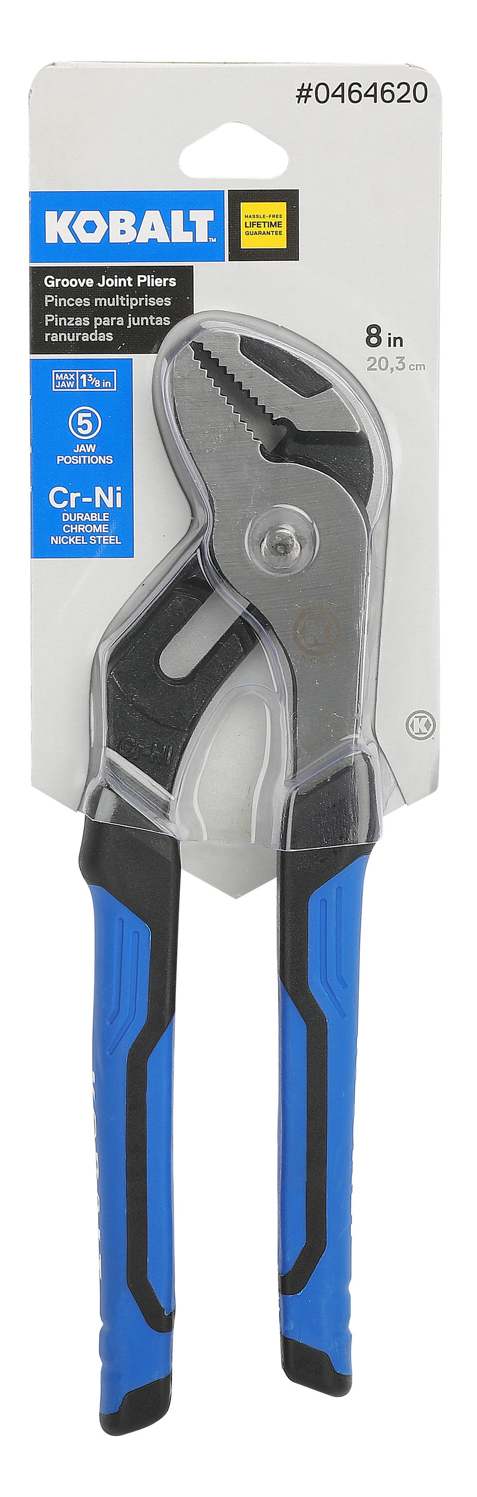 Kobalt 8-in Home Repair Tongue and Groove Pliers in the Pliers