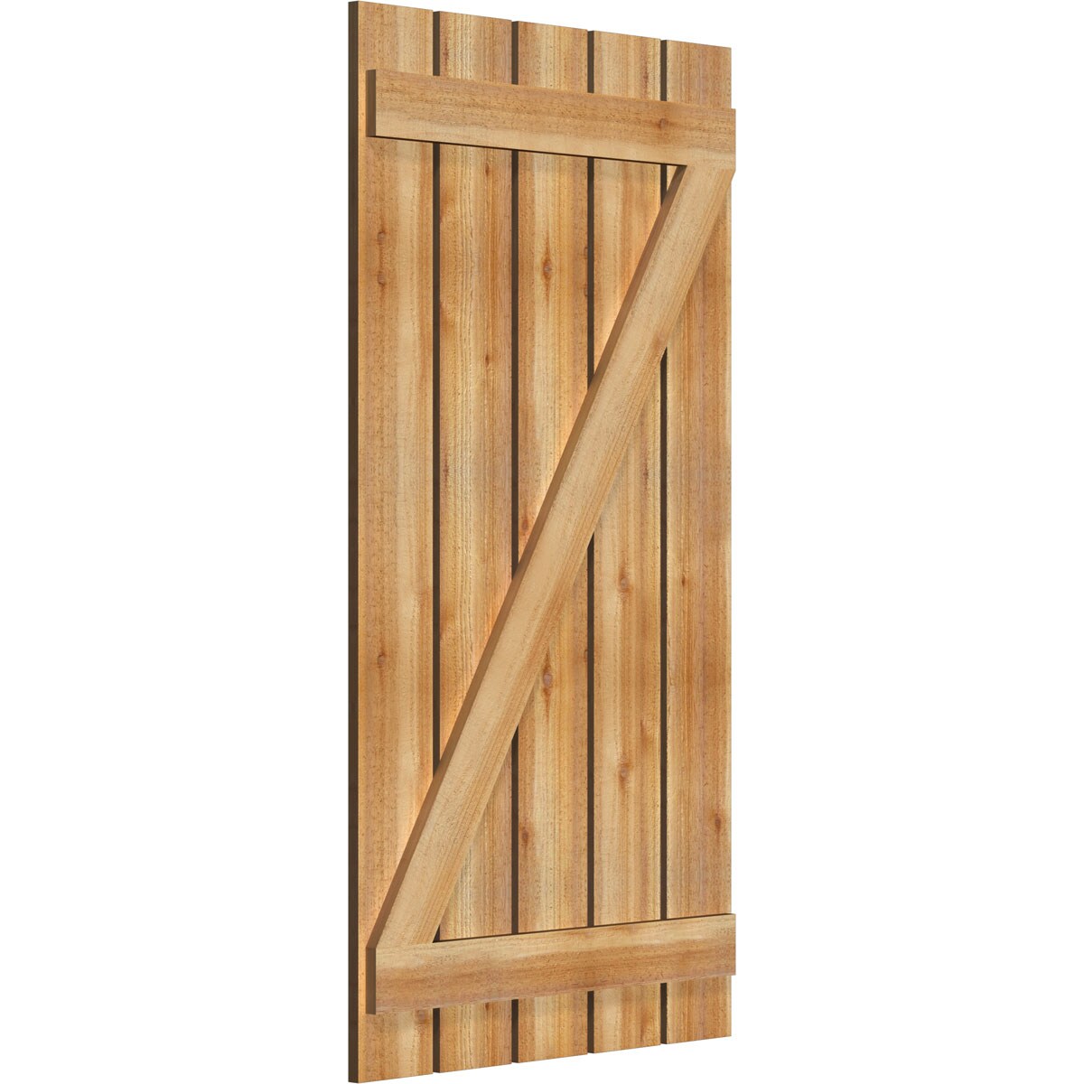 Ekena Millwork RBS06Z29X055RWR Exterior-Shutters - View #2