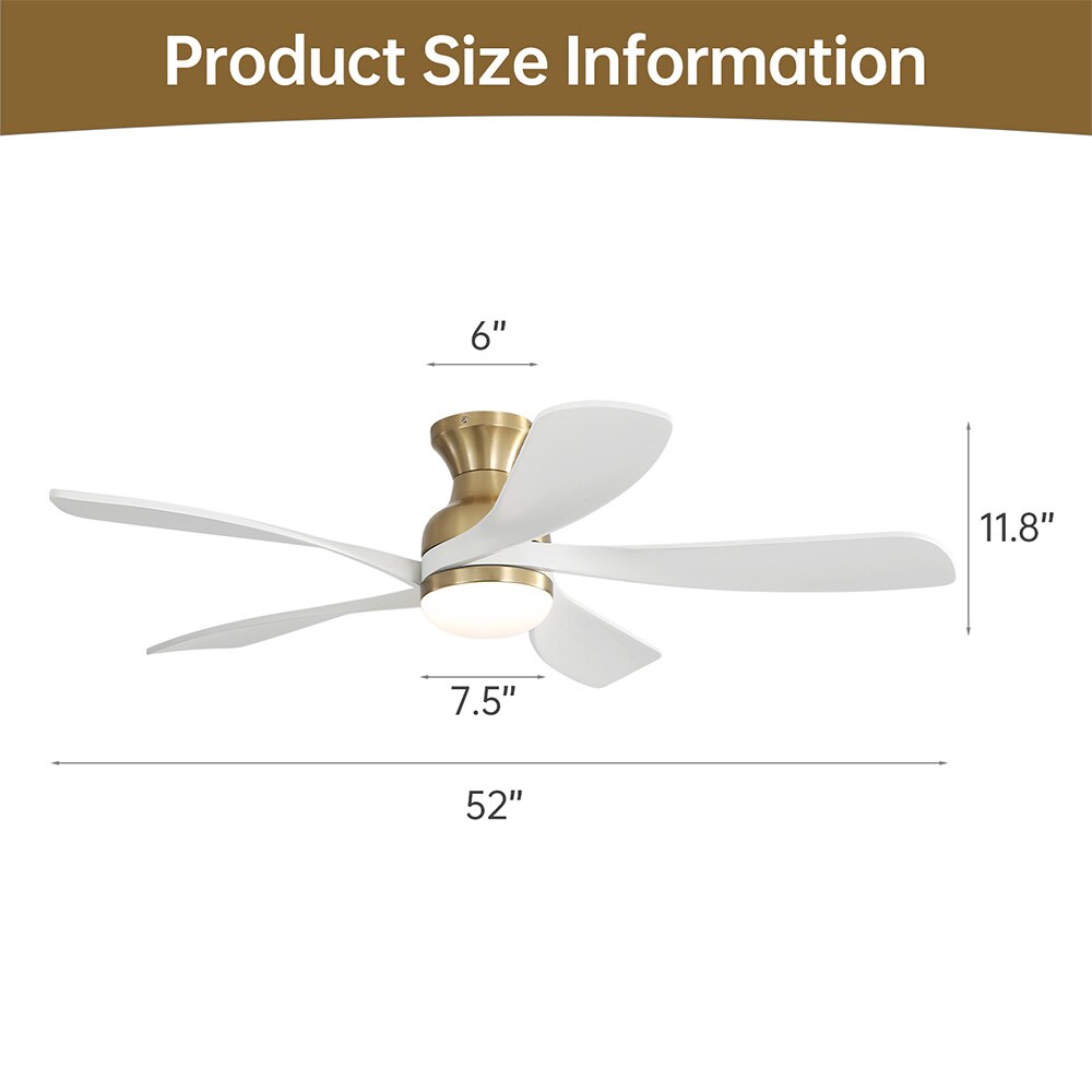Sofucor LW-52K073SMTY-BG-WH Ceiling-Fans - View #5