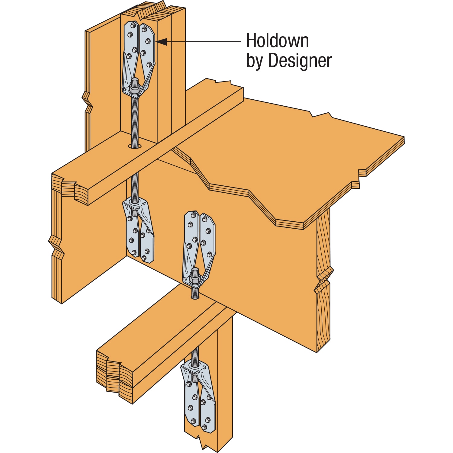 Simpson Strong-Tie DTT2Z Joist-Hangers - View #4