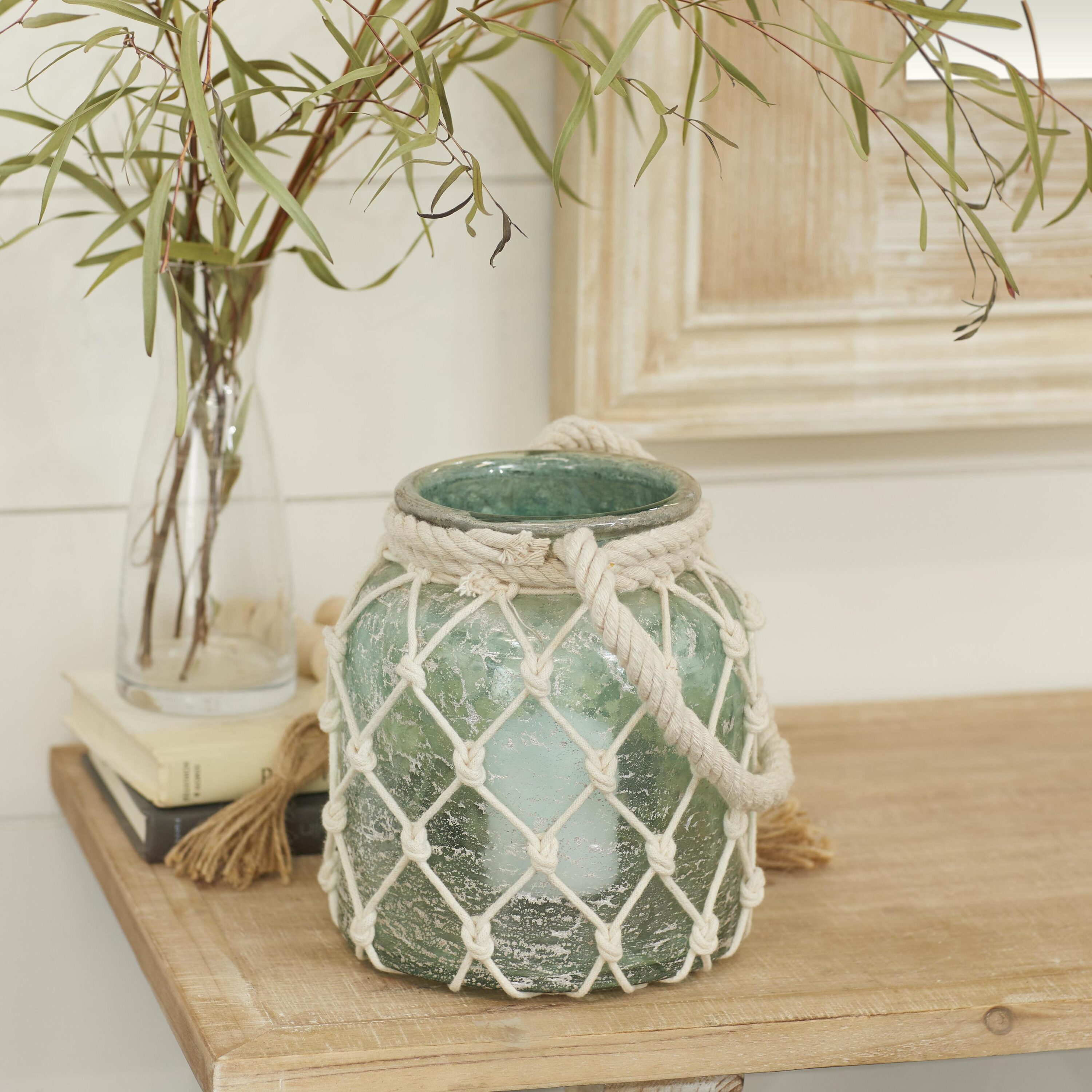 Grayson Lane 94954 1 Candle Glass Lantern Candle Holder