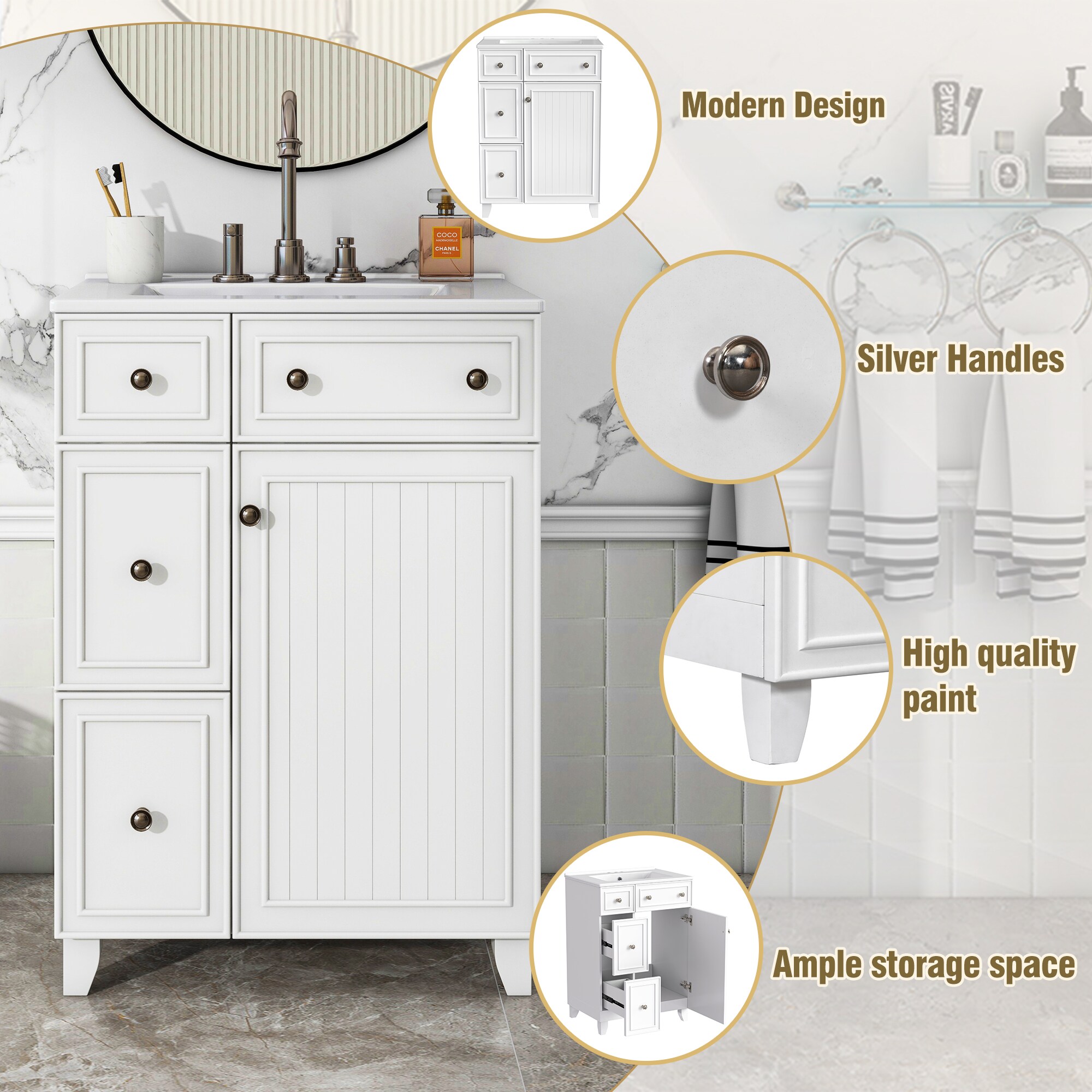 GDFStudio 337824 Bath-Vanity-Combo - View #4