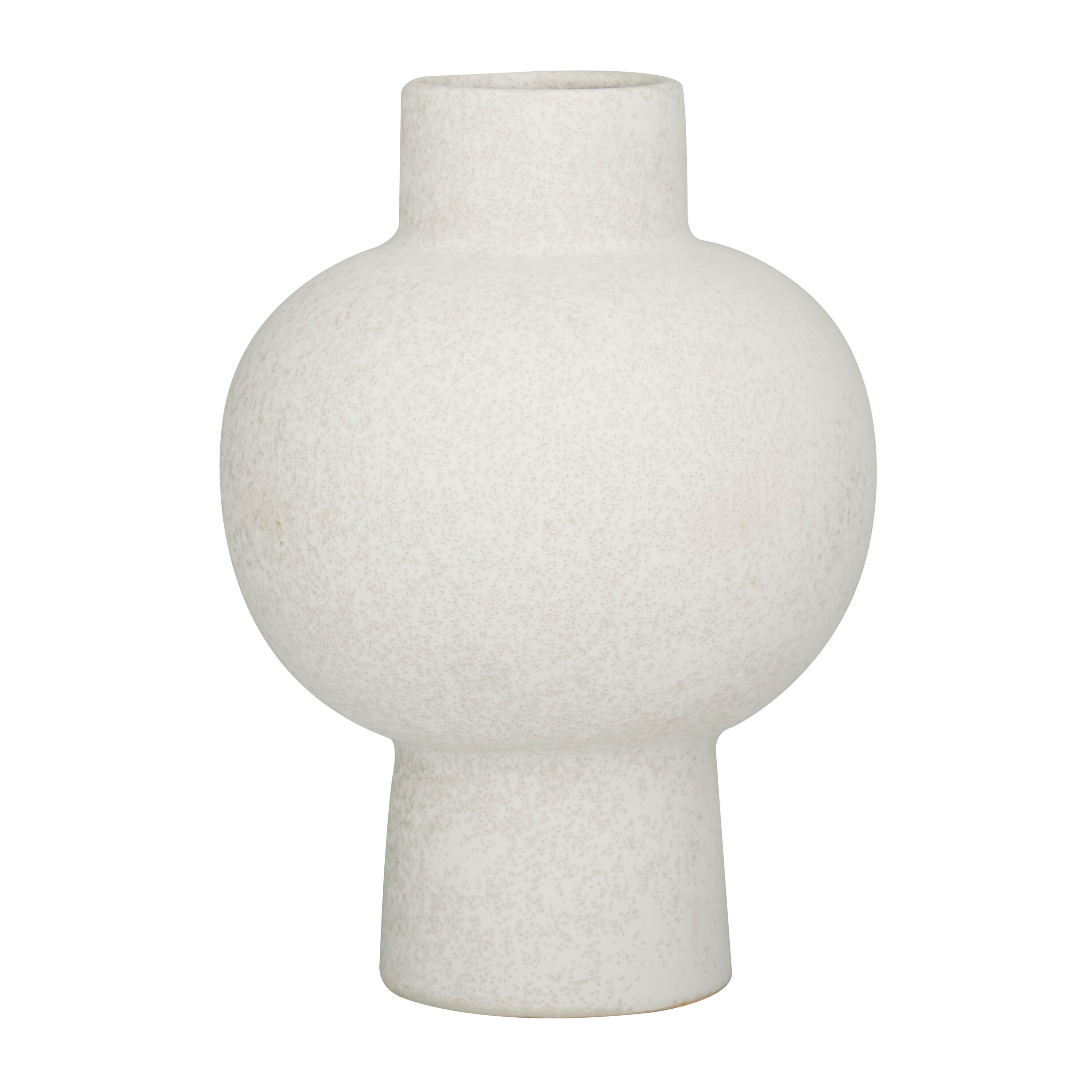 CosmoLiving by Cosmopolitan White Stone Modern Vase in the Decorative ...