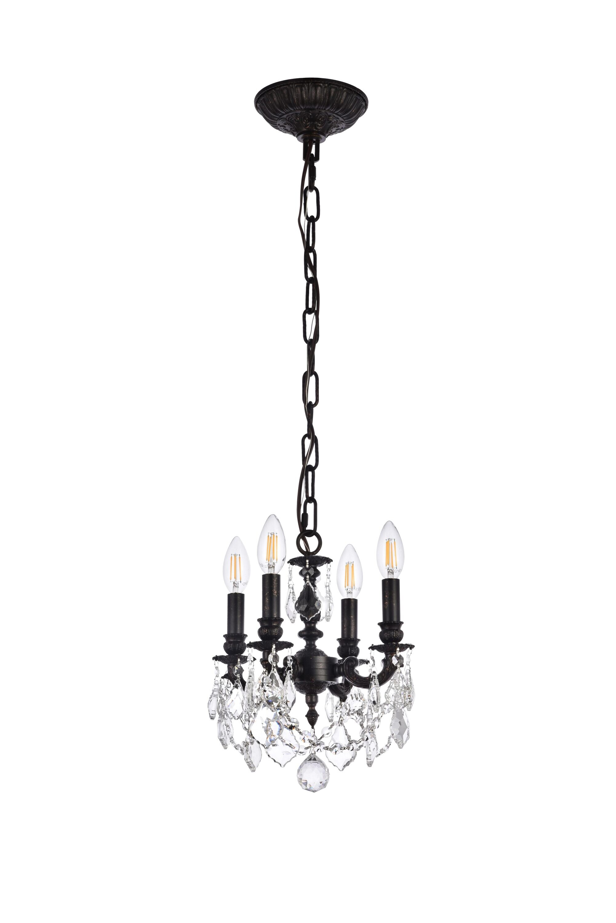 Elegant Decor HF27312D10DBRC Pendant-Lights - View #7