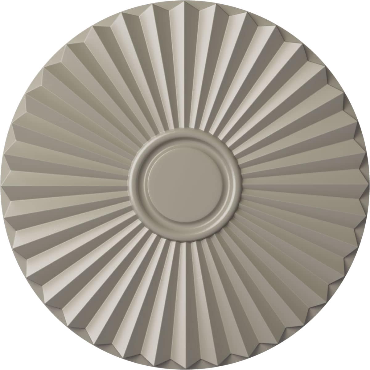 Ekena Millwork CM20SHPWS Shakuras 19.75-in W x 19.75-in L Pearl White Polyurethane Ceiling Medallion