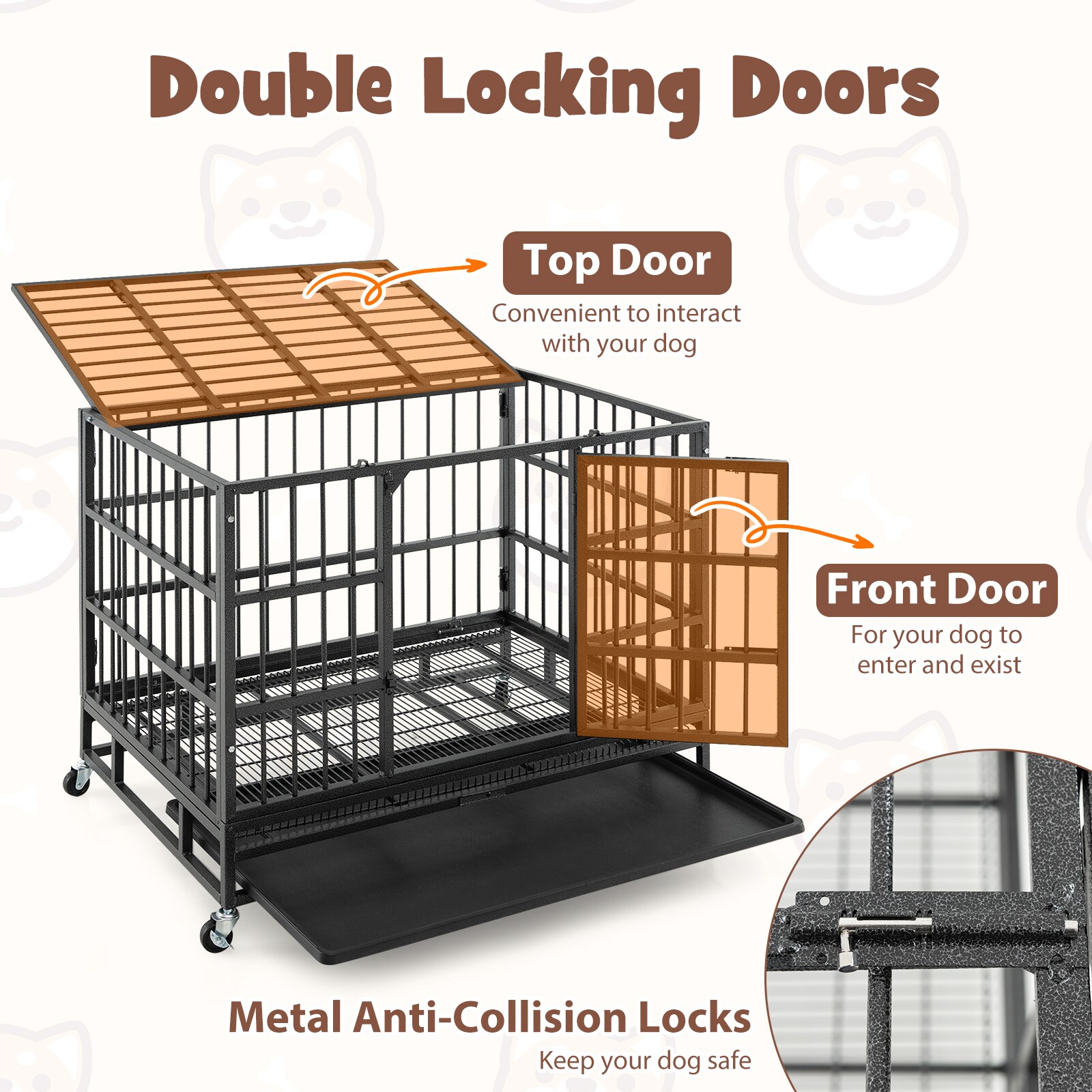 Slickblue D-CO-KB93001UP Pet-Crates-Carriers - View #8