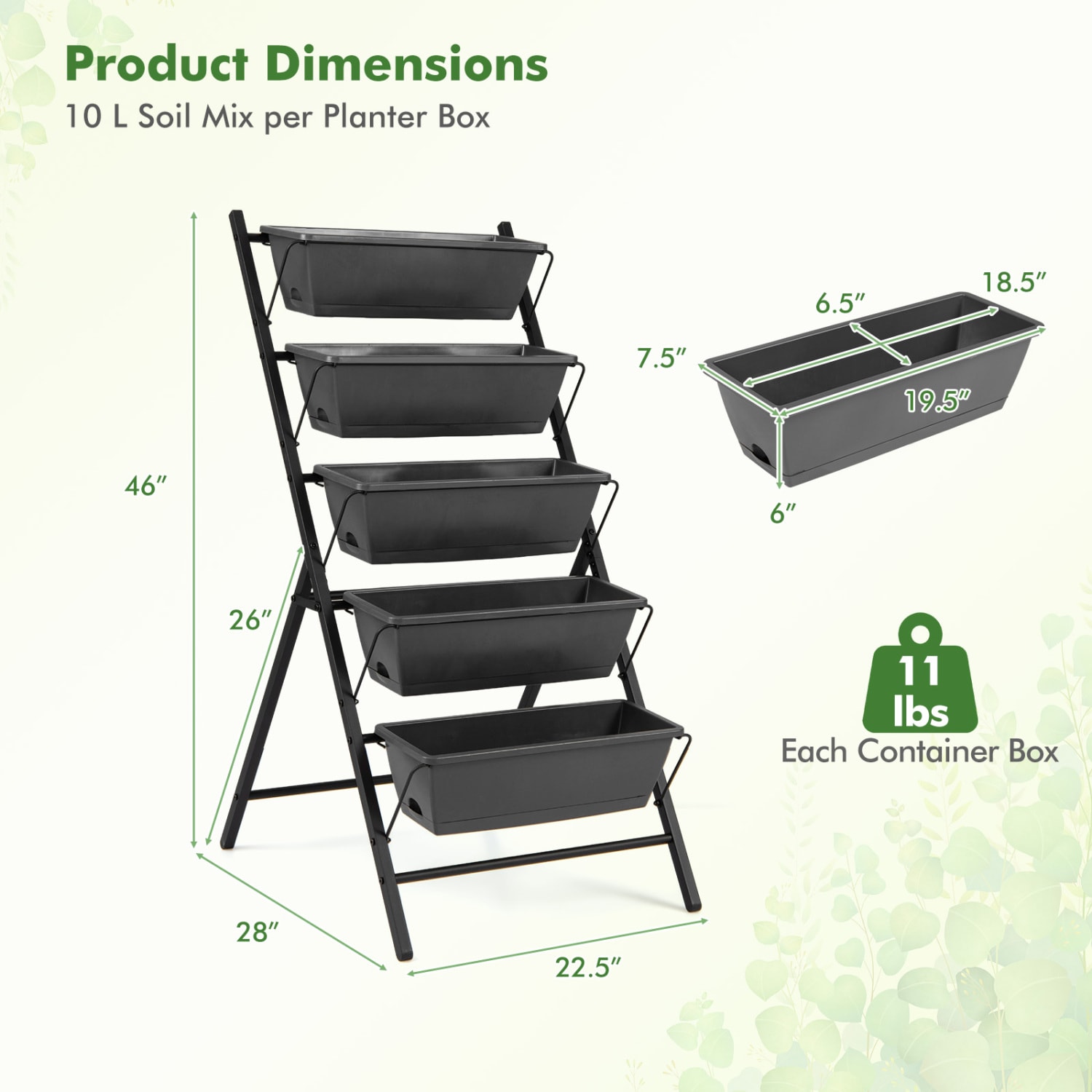 Slickblue D-CO-KD-DT18731PN Raised-Garden-Beds - View #8