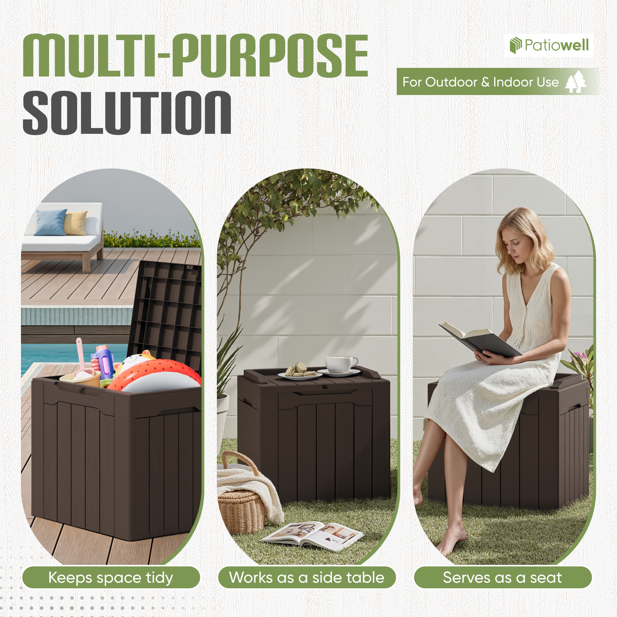 Patiowell WES-PSB22-0063-8 Deck-Boxes - View #3