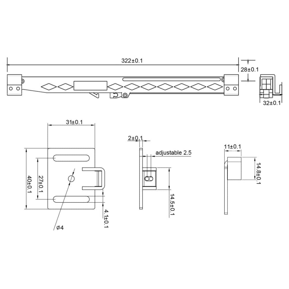 Miseno MBDH1195BK Barn-Door-Roller-Kits - View #2