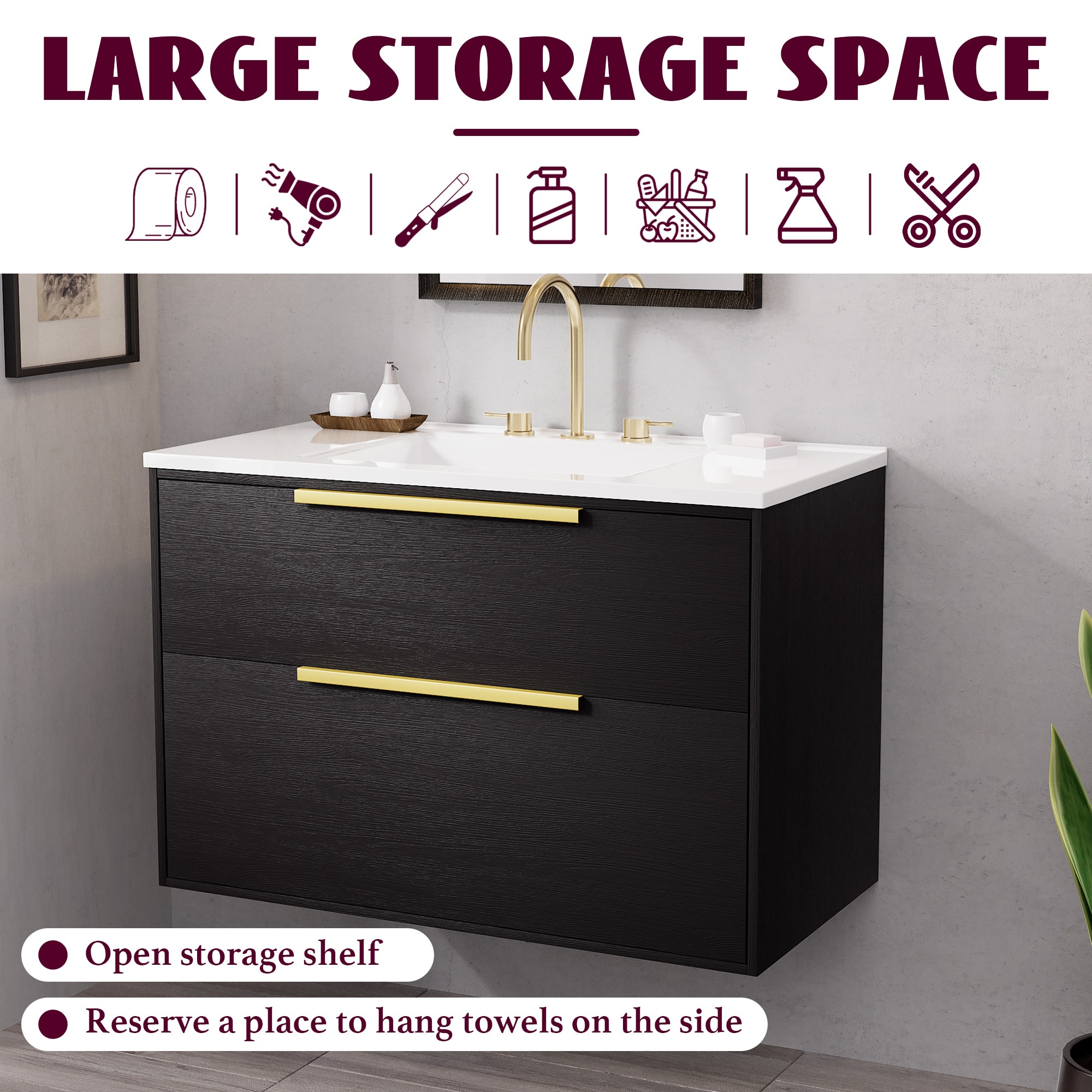 JEAREY FYSC-36-HS Bath-Vanity-Combo - View #6