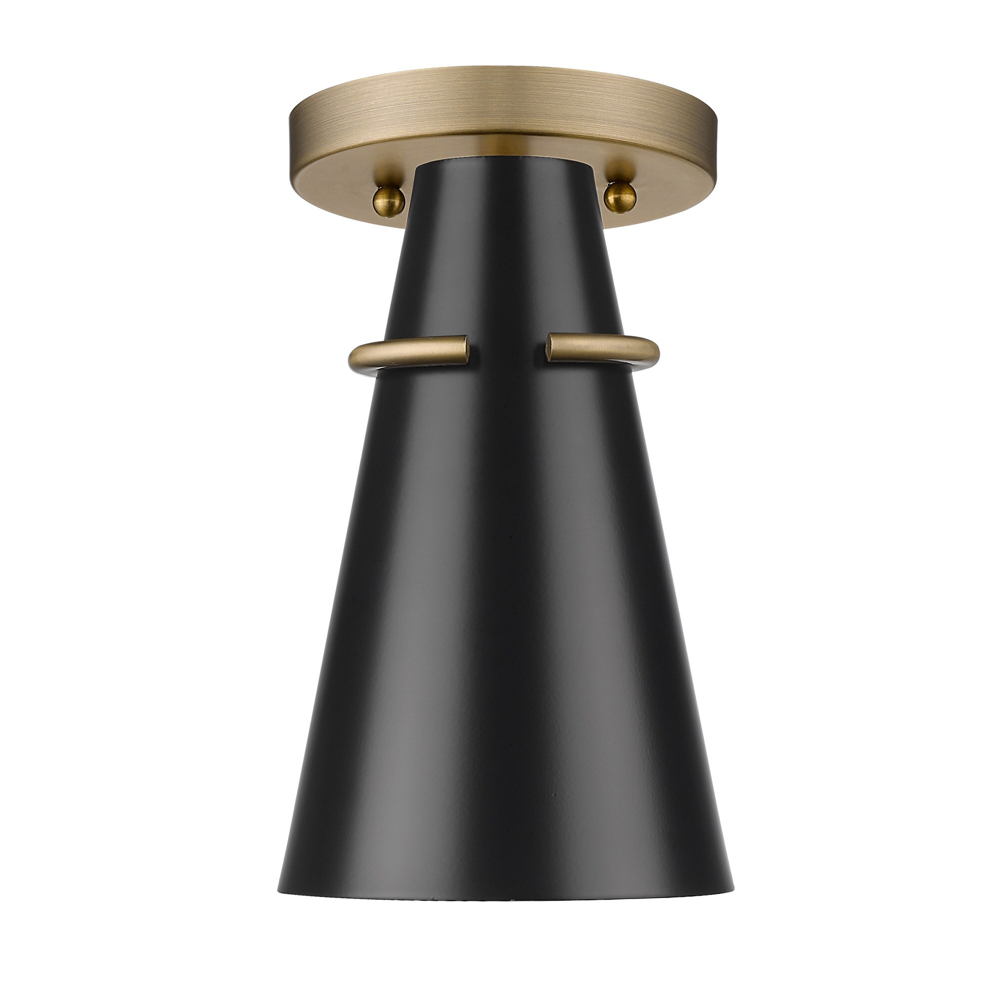 Golden Lighting 2122-SF MBS-BLK flushmounts - View #2