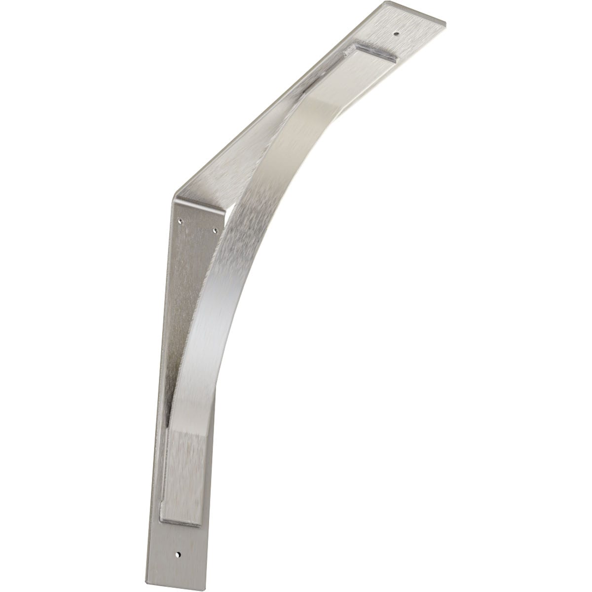 Ekena Millwork Morris 20-in x 3-in x 20-in Stainless Steel Wall Bracket BKTM03X20X20MOSS Sansujyuku sansujyuku.com