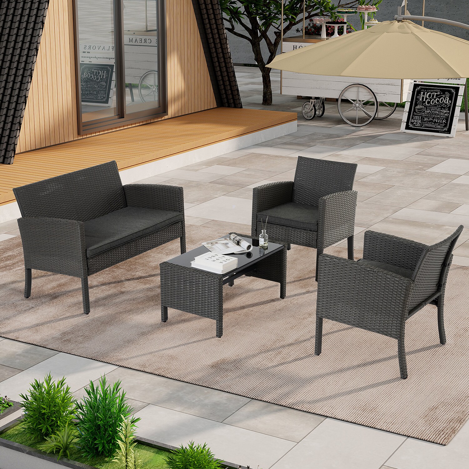 Bybafun YB6700014 Patio-Conversation-Sets - View #4