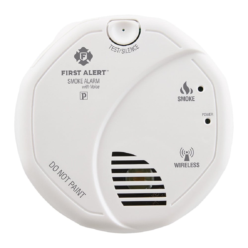 Battery-operated Photoelectric Sensor Smoke Detector in White | -SA511CN-6 - First Alert 1039826