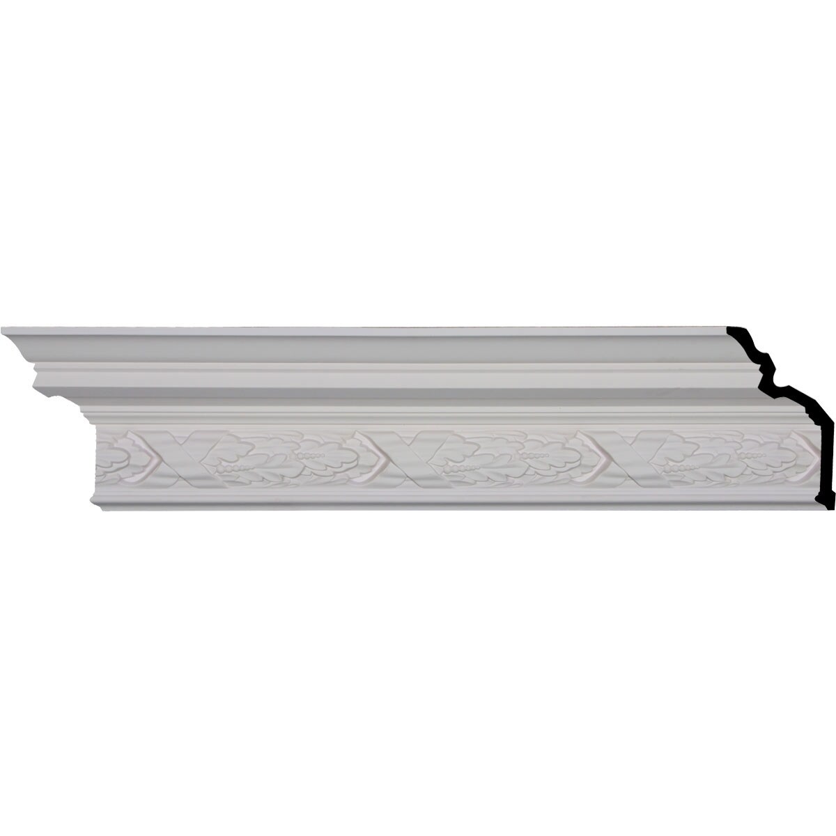 Ekena Millwork MLD07X05X08DU-CASE-2 Dublin 7-1/4-in x 7-ft 10-1/2-in Primed Urethane Crown Moulding 2 -Pack