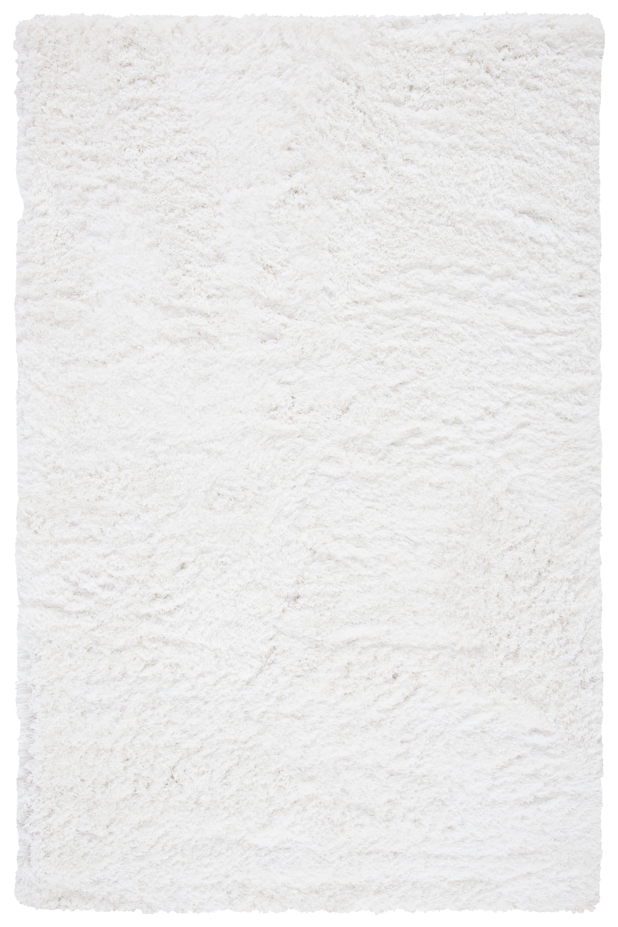 Safavieh OCG120A-4 Ocean Rion Shag 4 x 6 (ft) Tufted Polypropylene Ivory Rectangular Indoor Solid Area rug