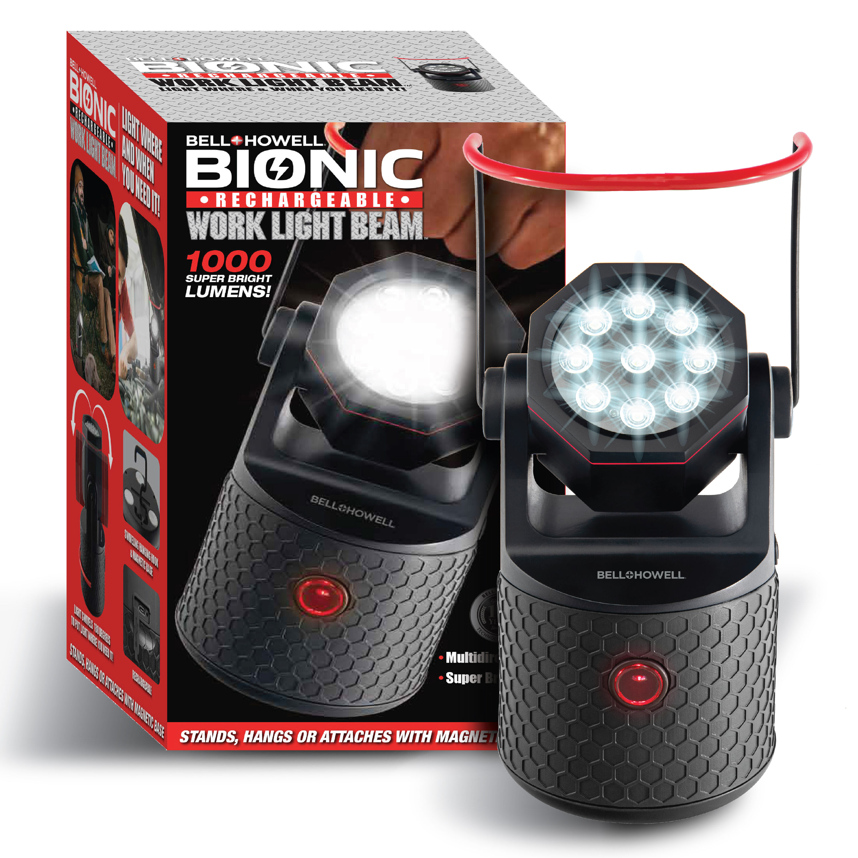 Bell+Howell - Lampe de sécurité Bionic. Colour: black, Fr