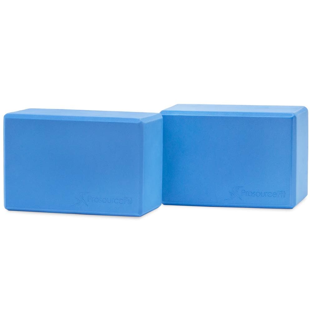 LB Yoga Block Set Of 2 Pilates Bricks EVA Foam Cushion Fitness Accessories Dance Pads,Blue 