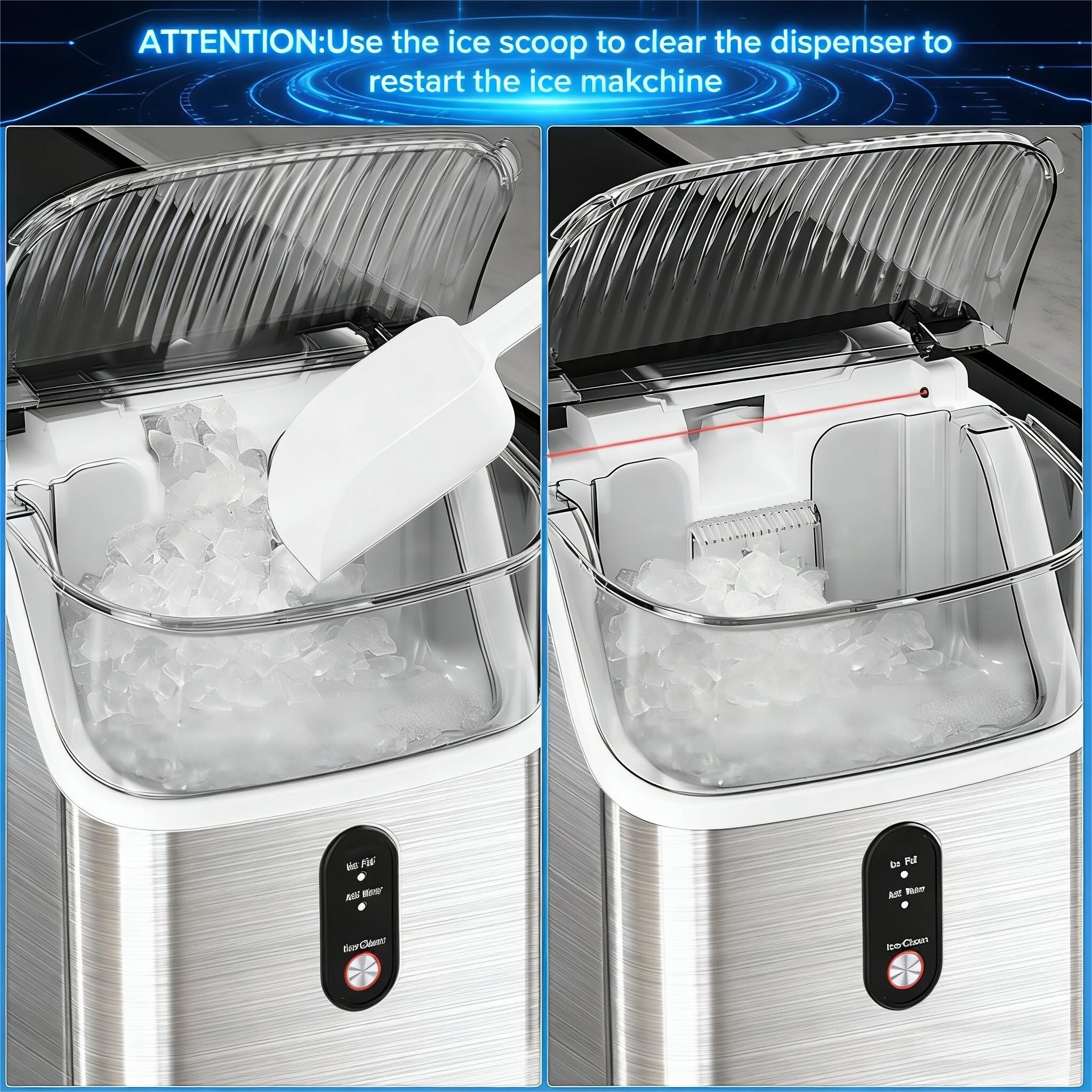 COWSAR LSRW-Z58-15NB Ice-Makers - View #7