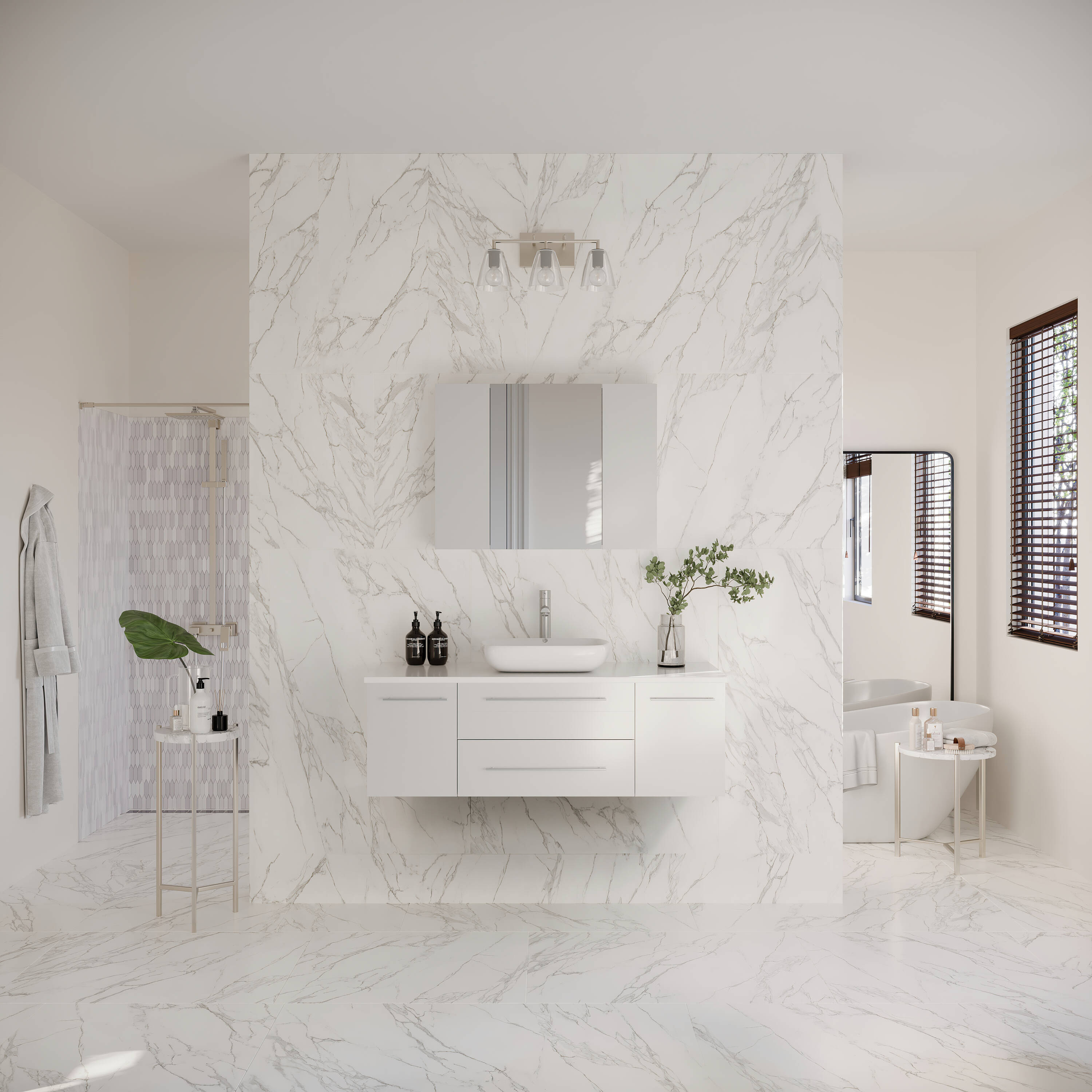 Fresca FVN6148WH-VSL Bath-Vanity-Combo - View #5