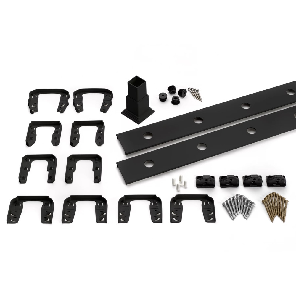 Trex BKRDHIK08FS Transcend 3.81-in x 99-in Charcoal Black Unfinished Composite Exterior Connector