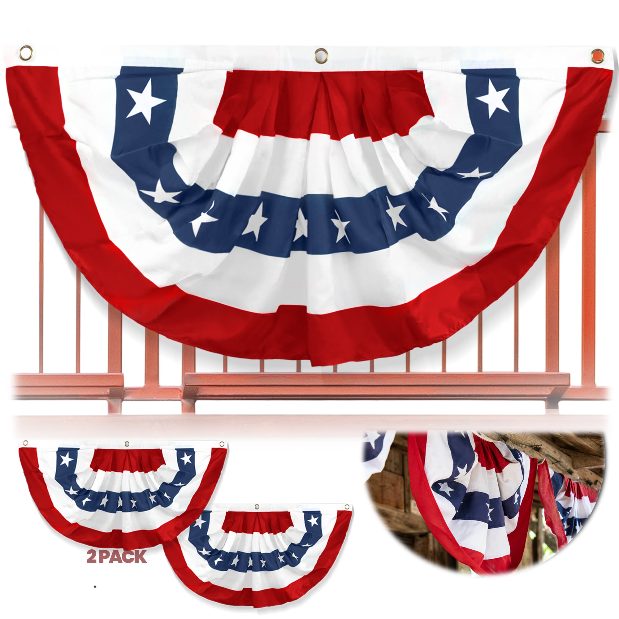 small patriotic bunting