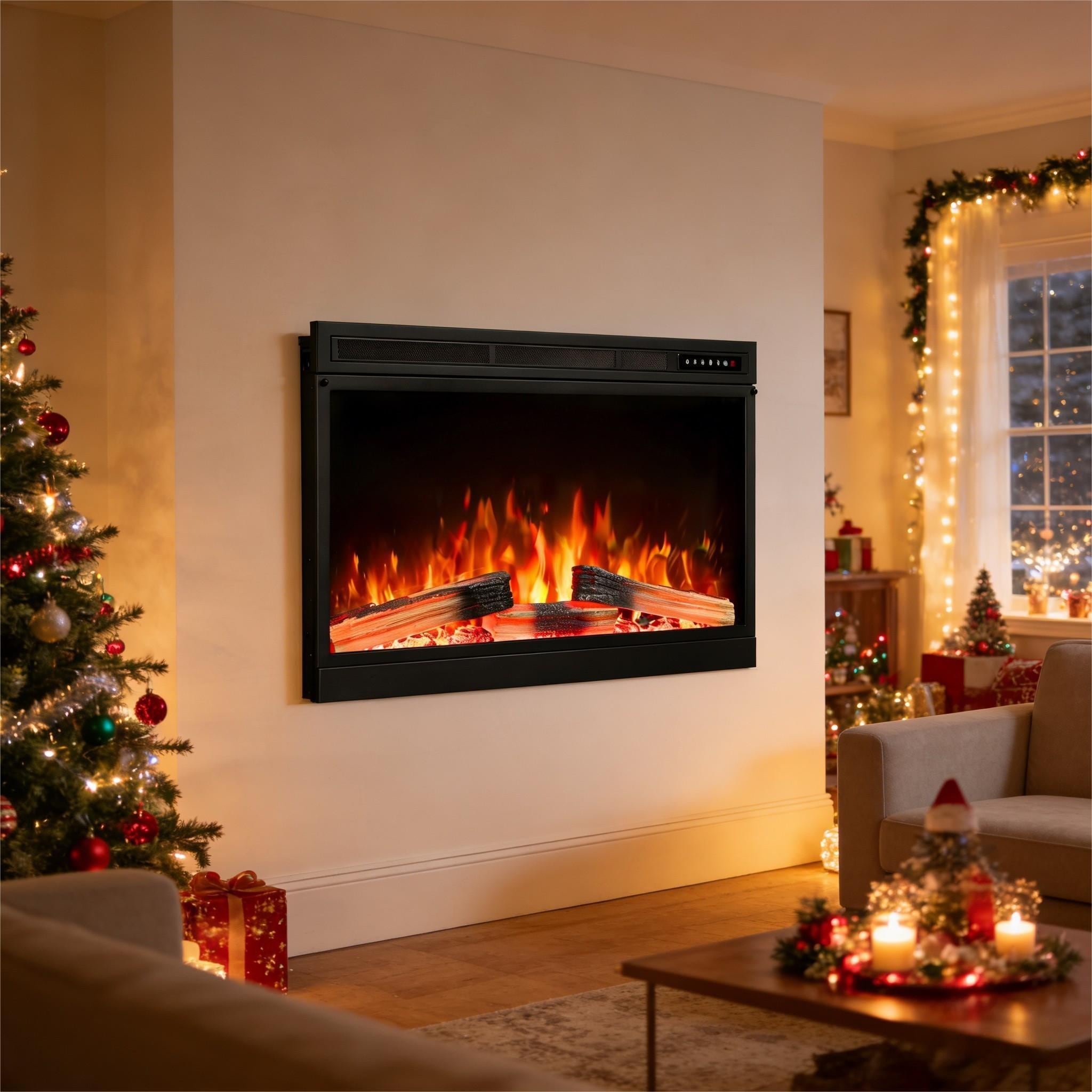 COWSAR LSRW-936BH Electric-Fireplace-Fireboxes - View #11